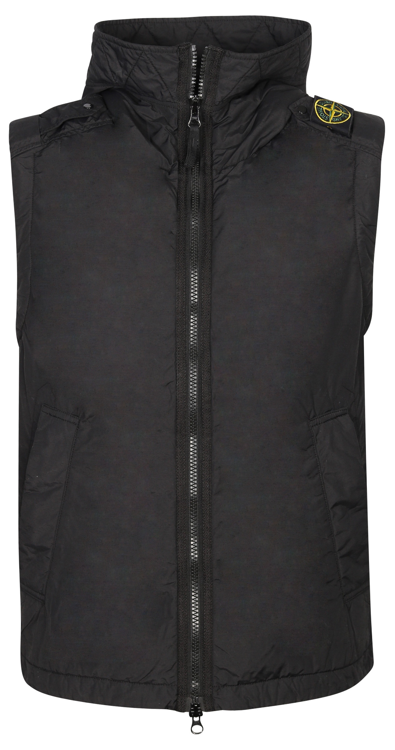 Stone Island Jacket With Detachable Knit Sleeves