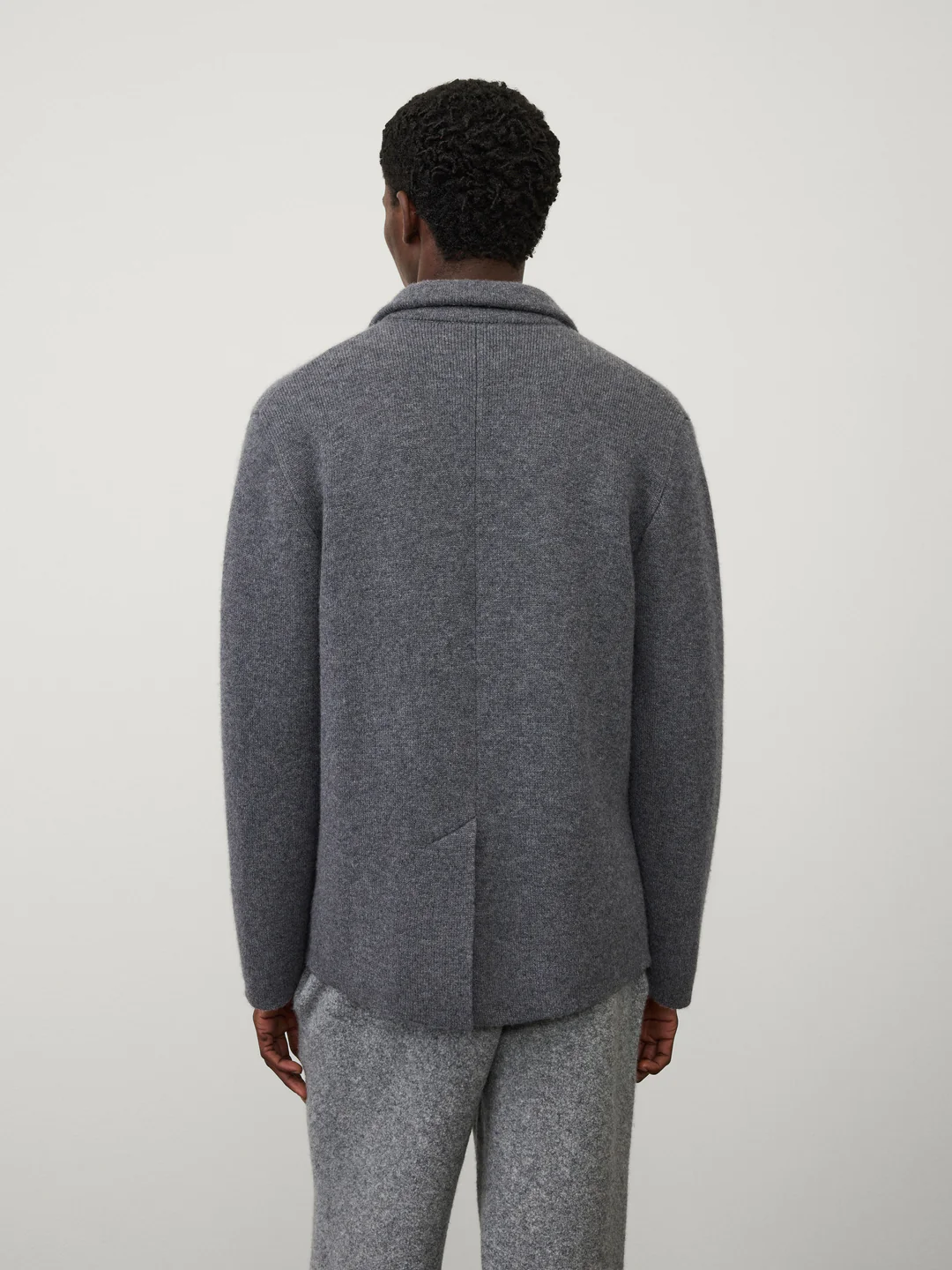LISA YANG Louis Cashmere Cardigan in Graphite