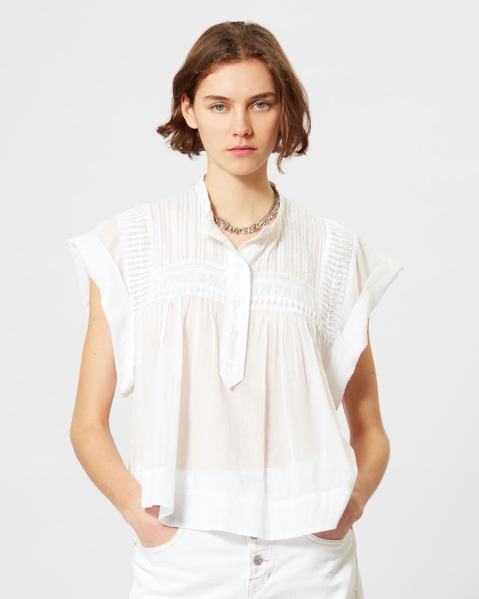 ISABEL MARANT ÉTOILE Leaza Top in White FR36 / DE34