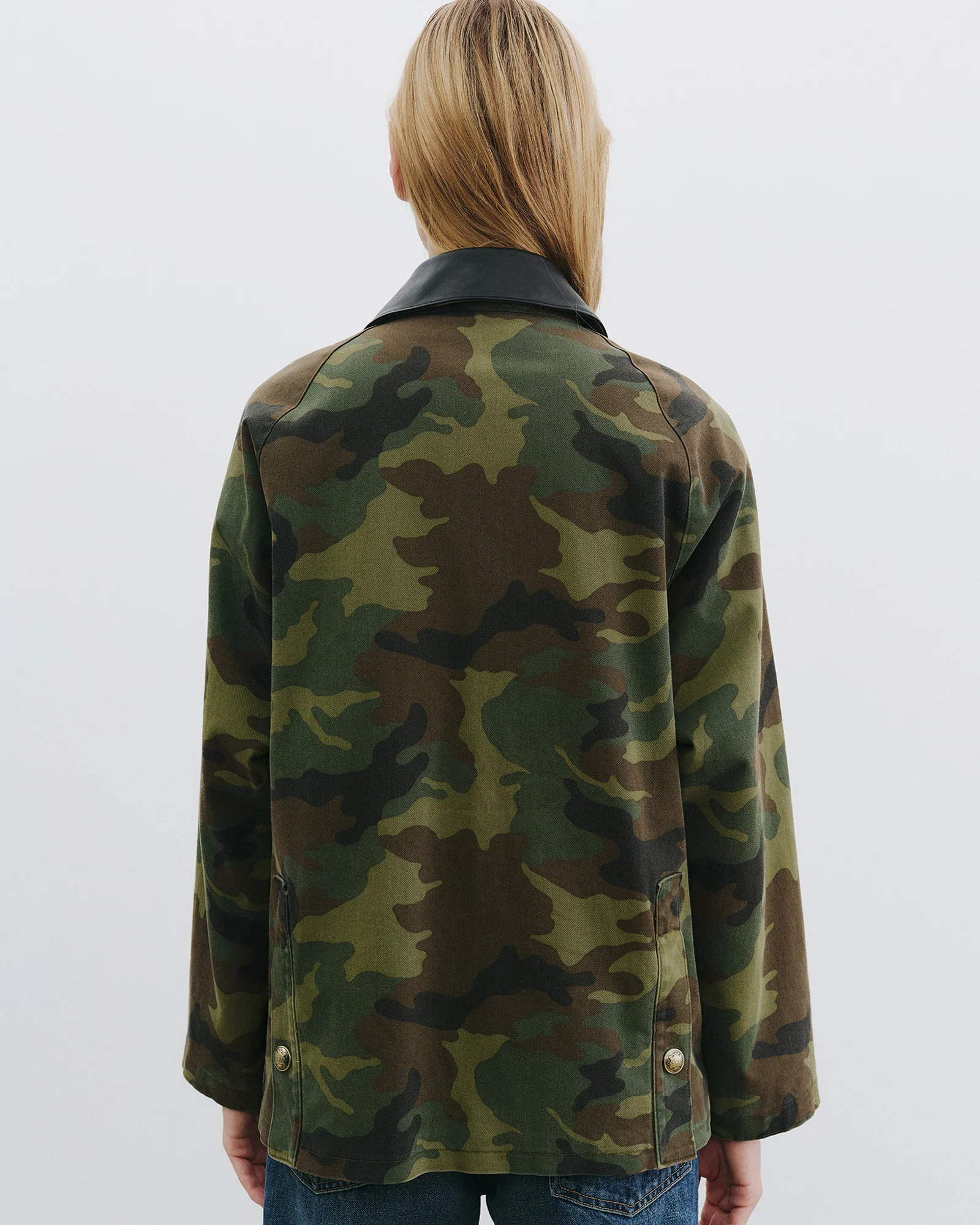NILI LOTAN Andrew Parka in Camouflage