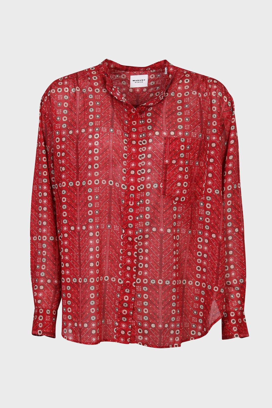 ISABEL MARANT ÉTOILE Mexika Top in Red ISABEL MARANT ÉTOILE Mexika Top in Red