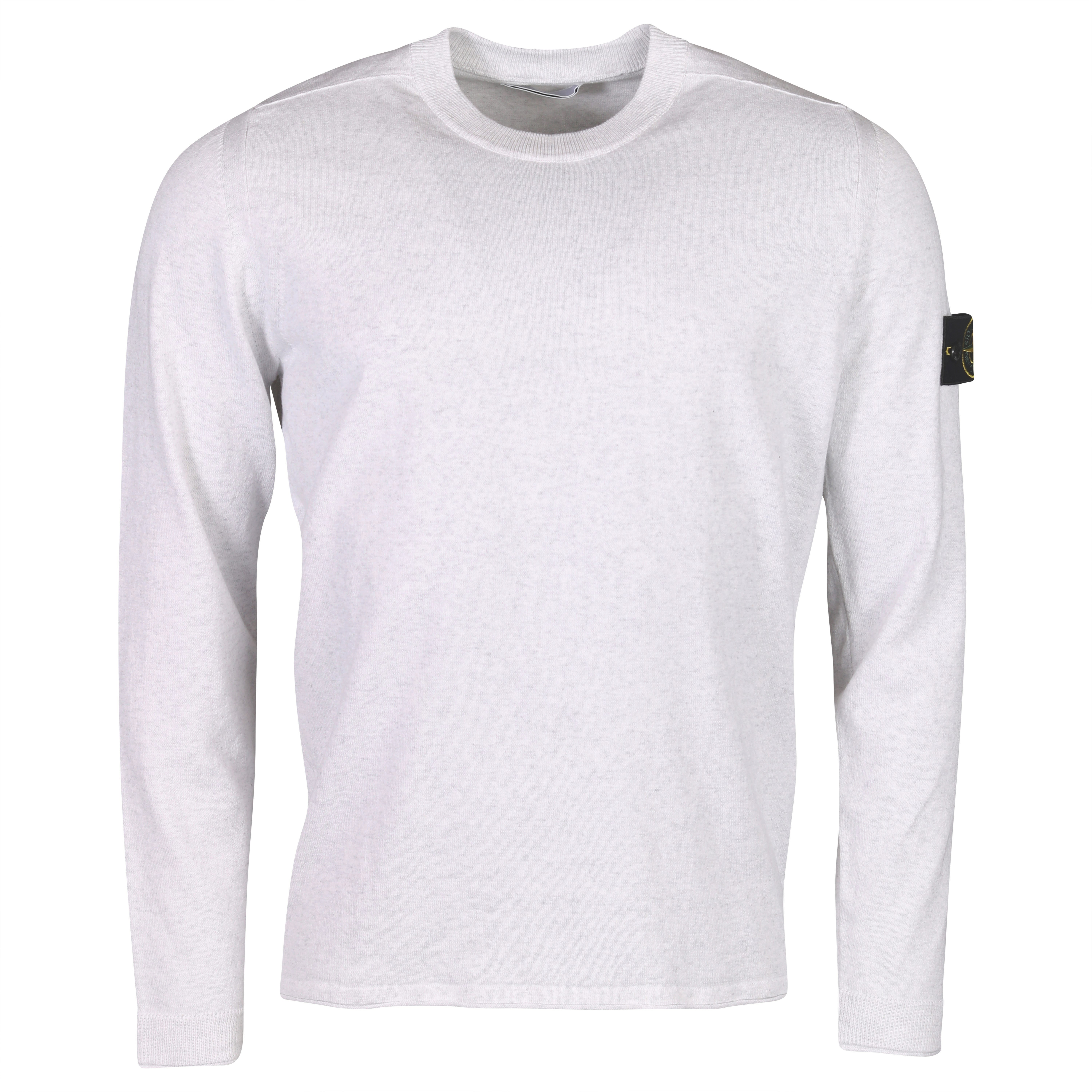 Stone Island Knit Sweater in Light Grey Melange S