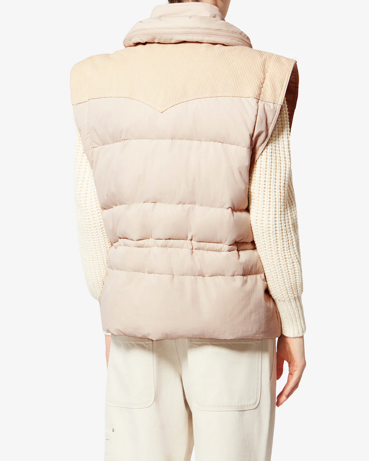 ISABEL MARANT ÉTOILE Olfa Vest in Ecru