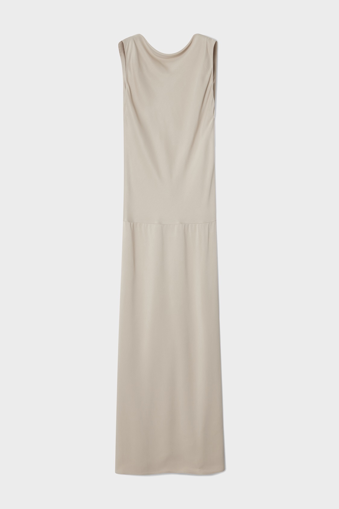 DAGMAR Bias Cut Dress in Pearl Grey 38