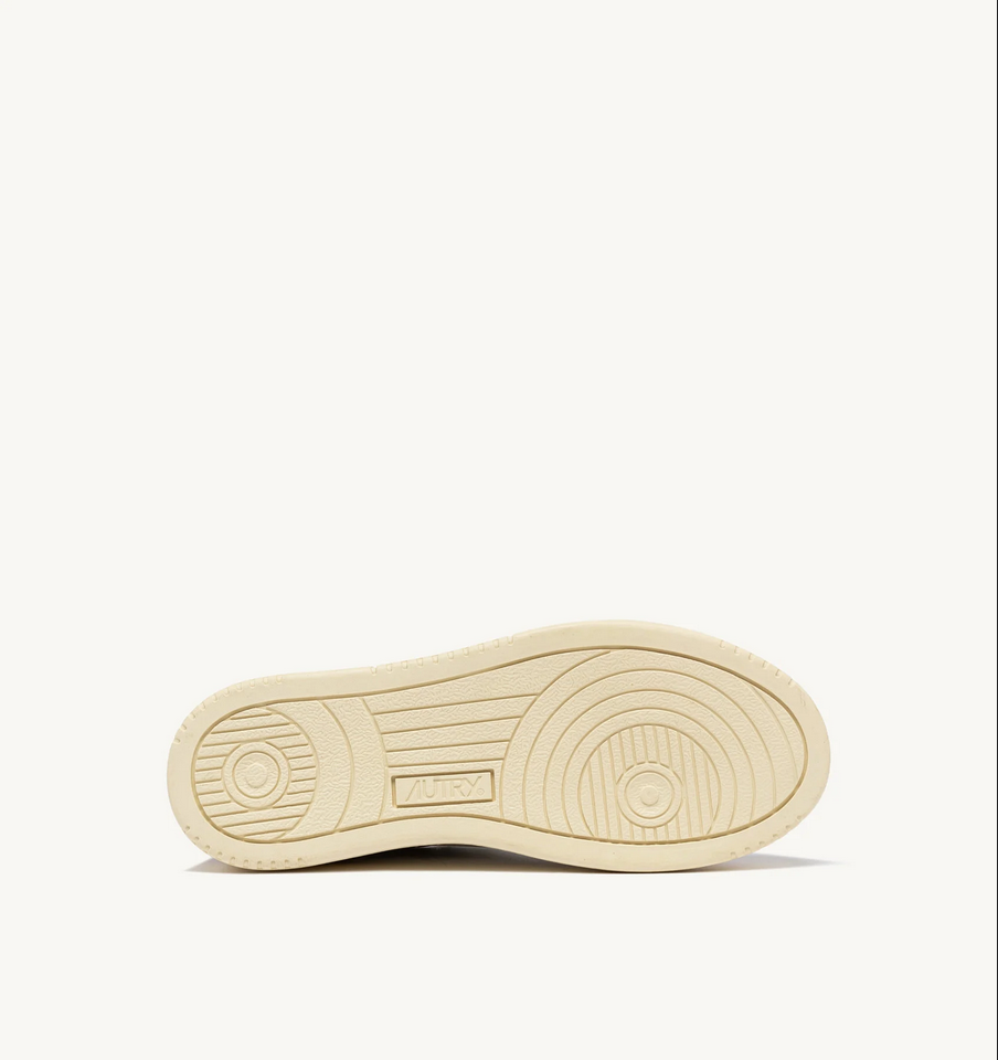 AUTRY ACTION SHOES Medalist Low Sneaker Suede White/Gold