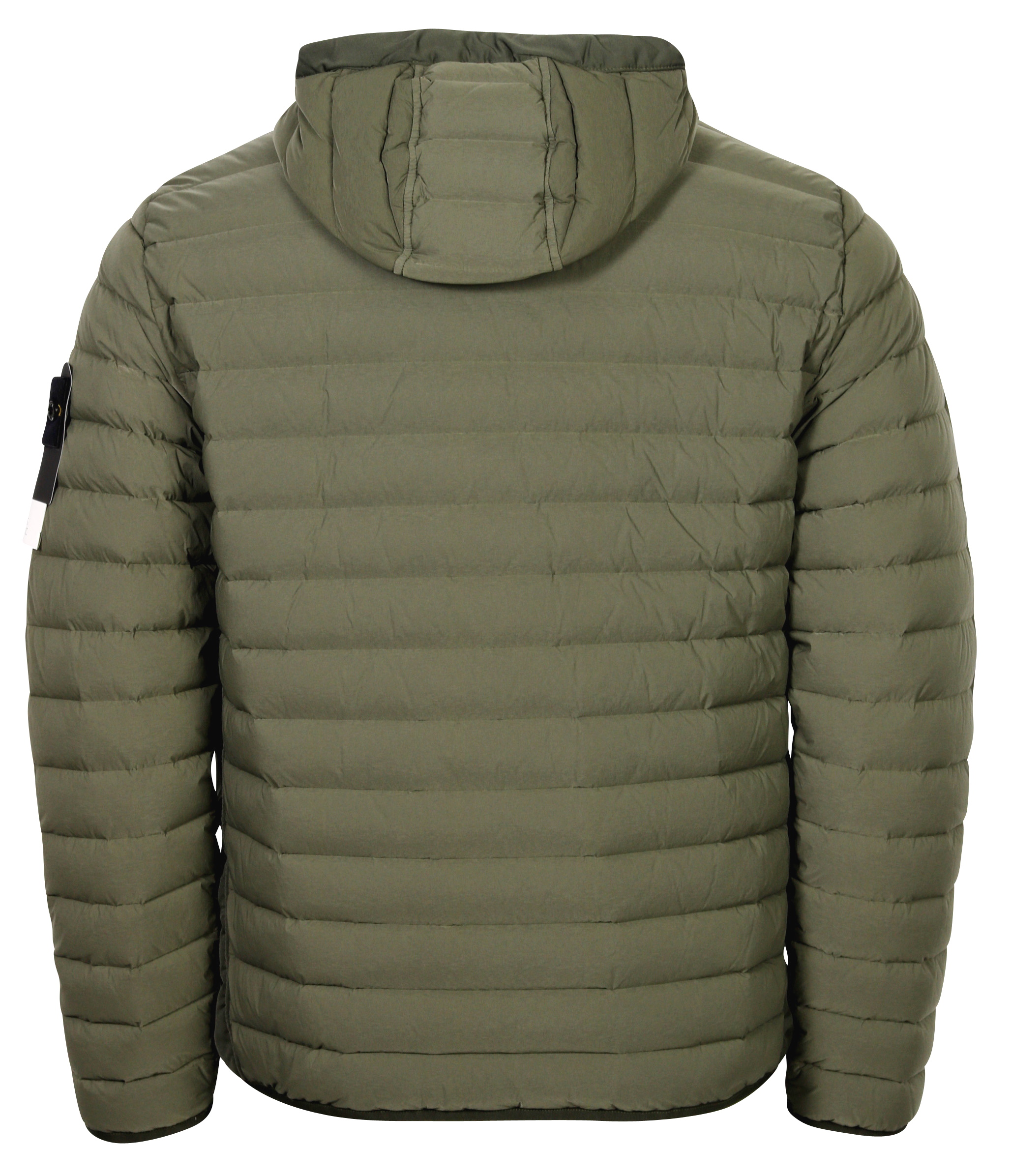 Stone Island Real Down Jacket Dark Olive L