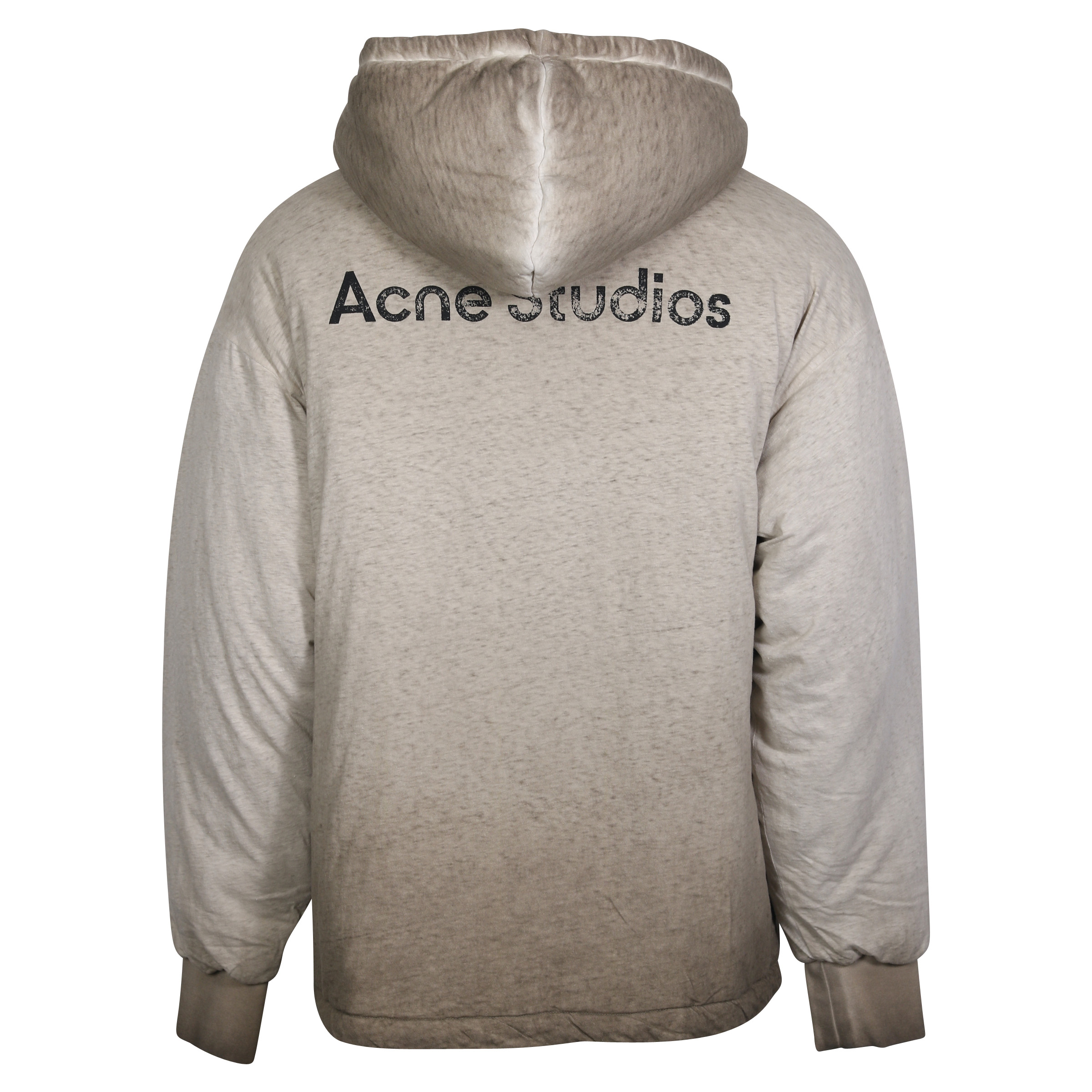 Acne Studios Backprinted Sweatjacket in Dusty Brown
