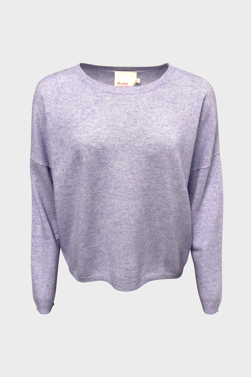 ABSOLUT CASHMERE Round Sweater in Orchid