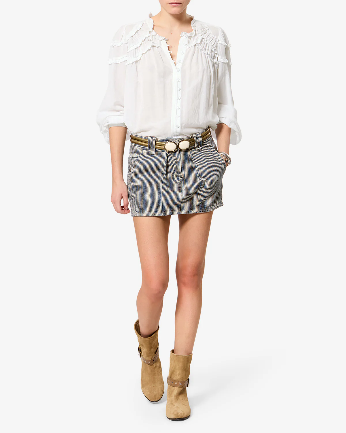 ISABEL MARANT ÉTOILE Christa Top in White