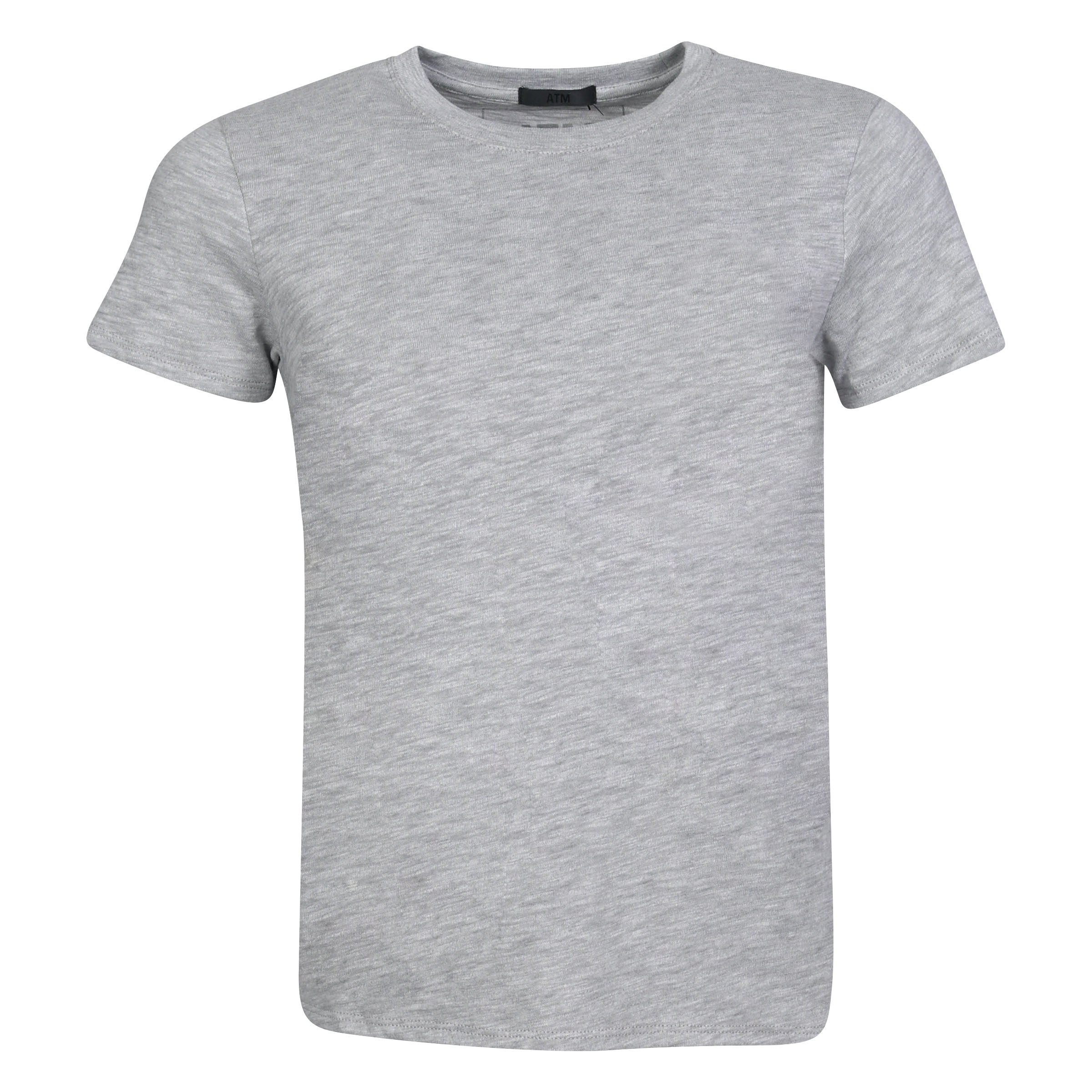 ATM Crew Neck Slub Jersey T-Shirt Heathergrey