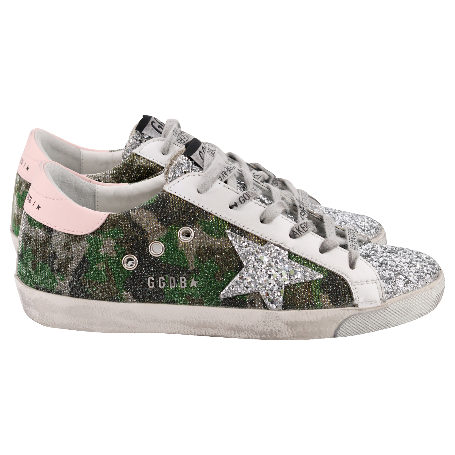 Golden Goose Sneaker Superstar Lurex Camouflage