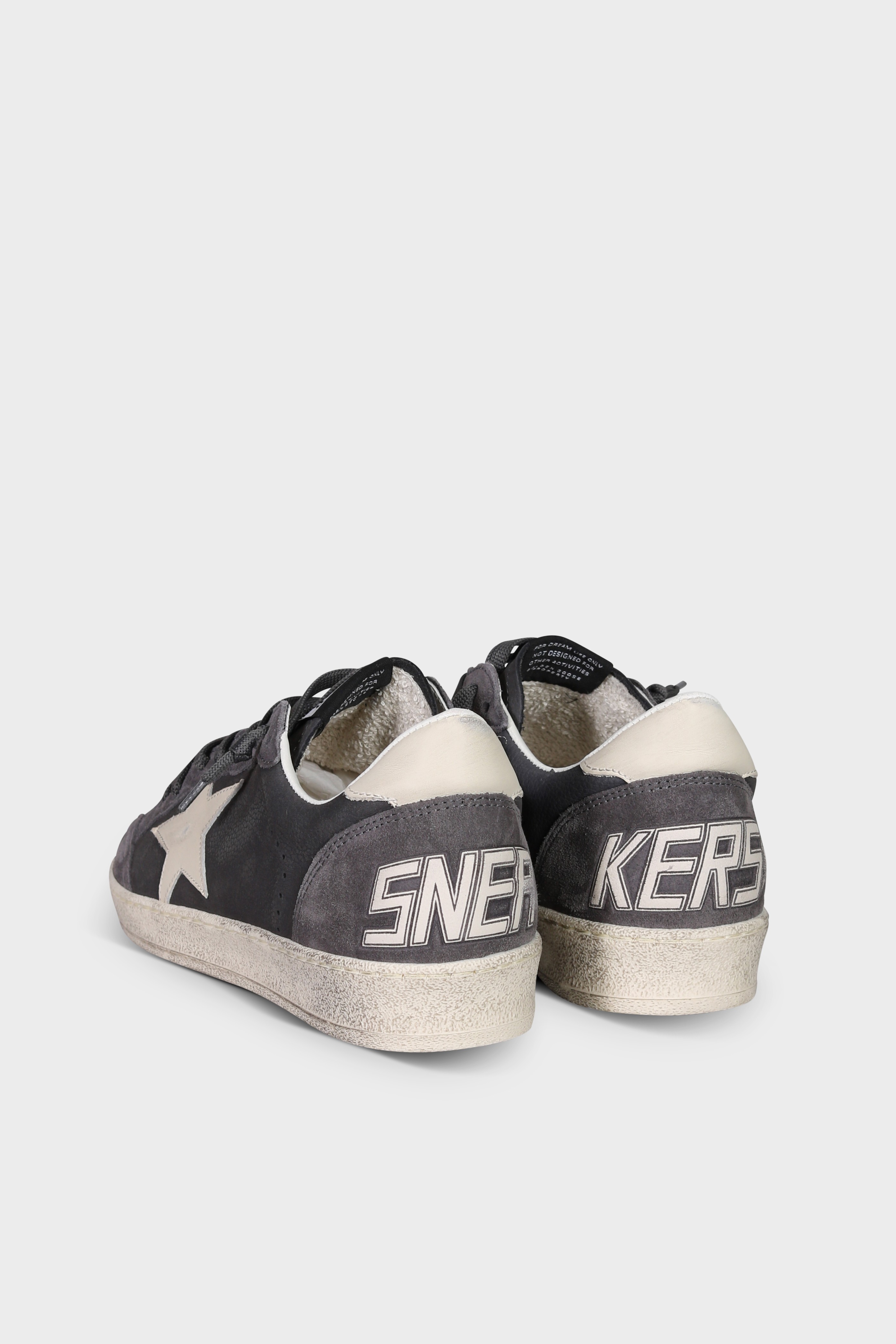 GOLDEN GOOSE Ballstar Grey Nubuk