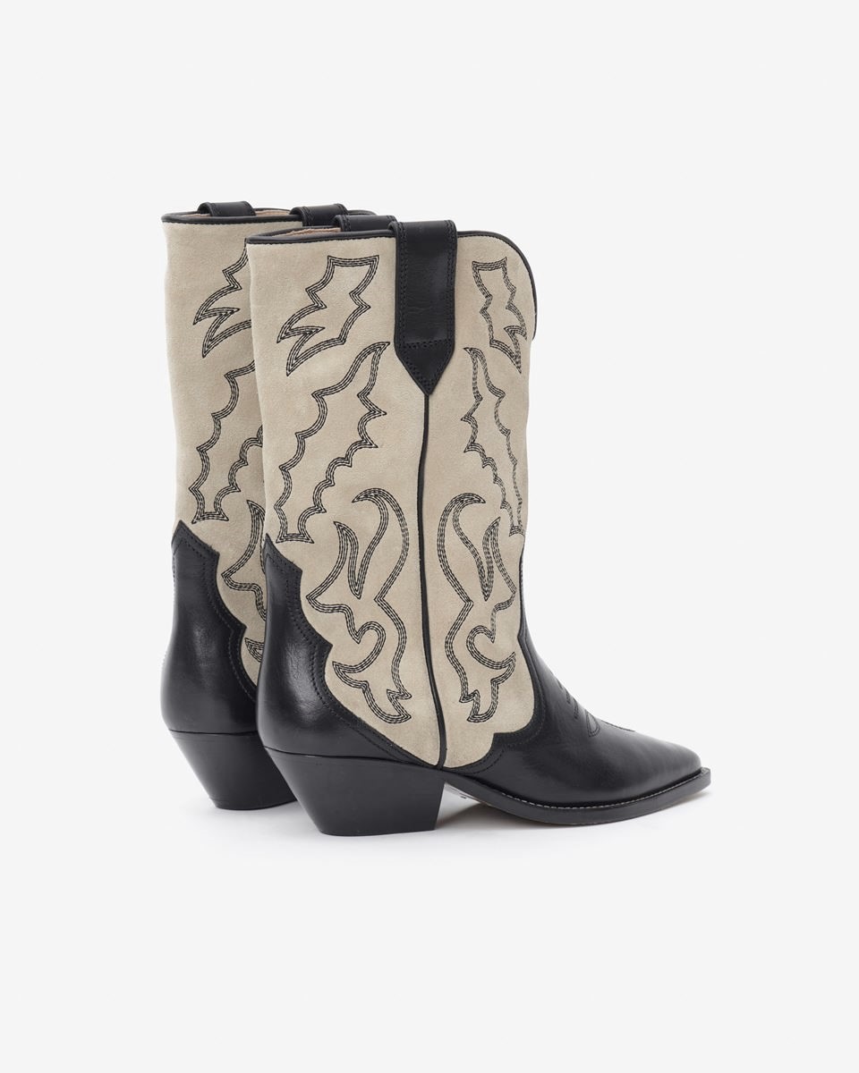 ISABEL MARANT Duerto Boots in Black/Ecru 41