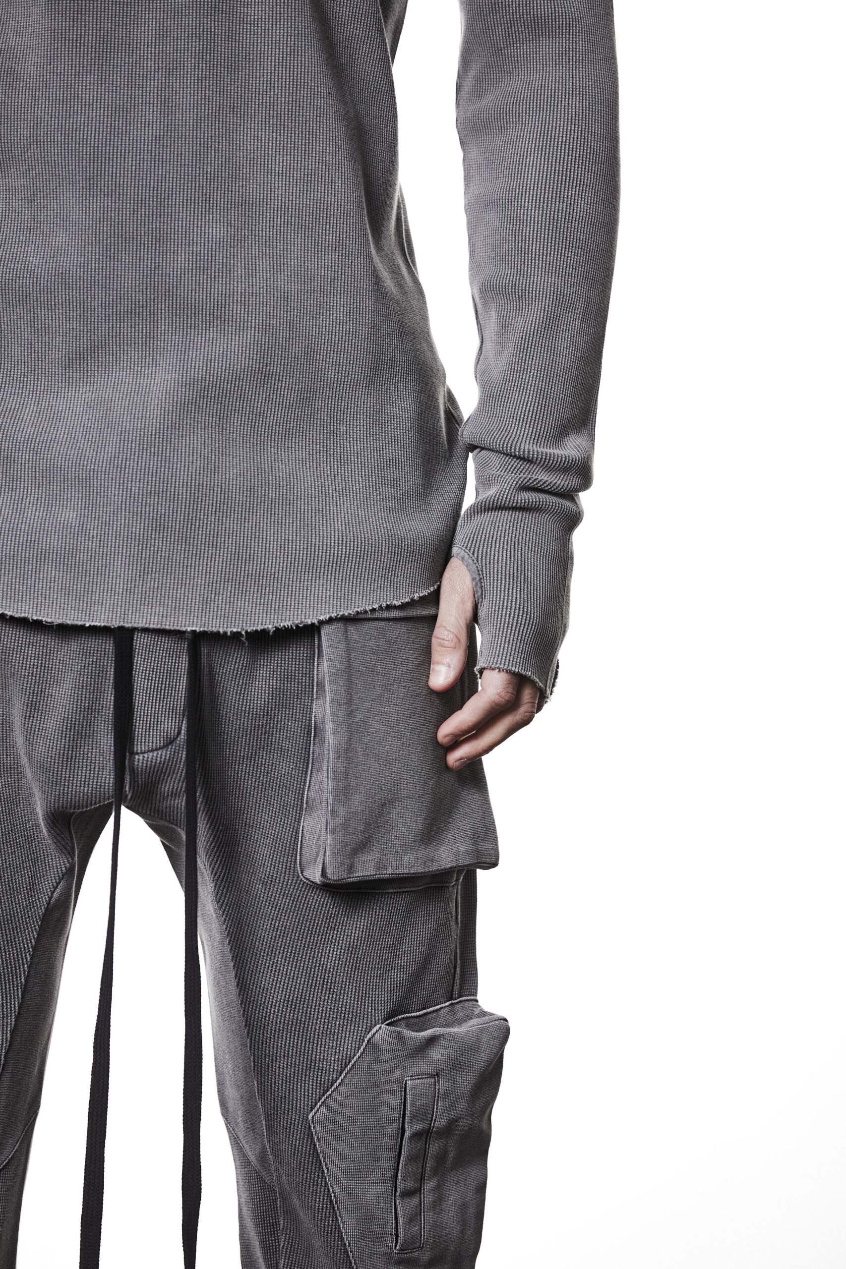 THOM KROM Longsleeve in Used Grey