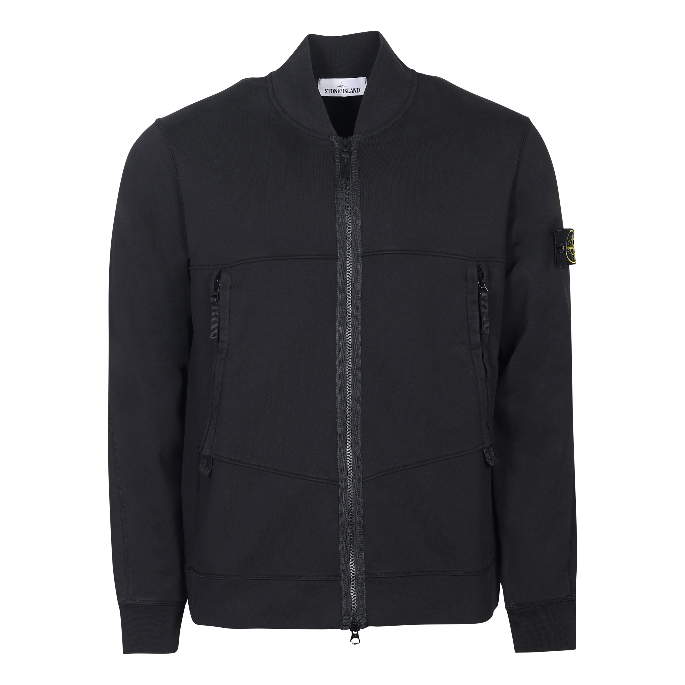 Stone Island Sweat Bomberjacket Black