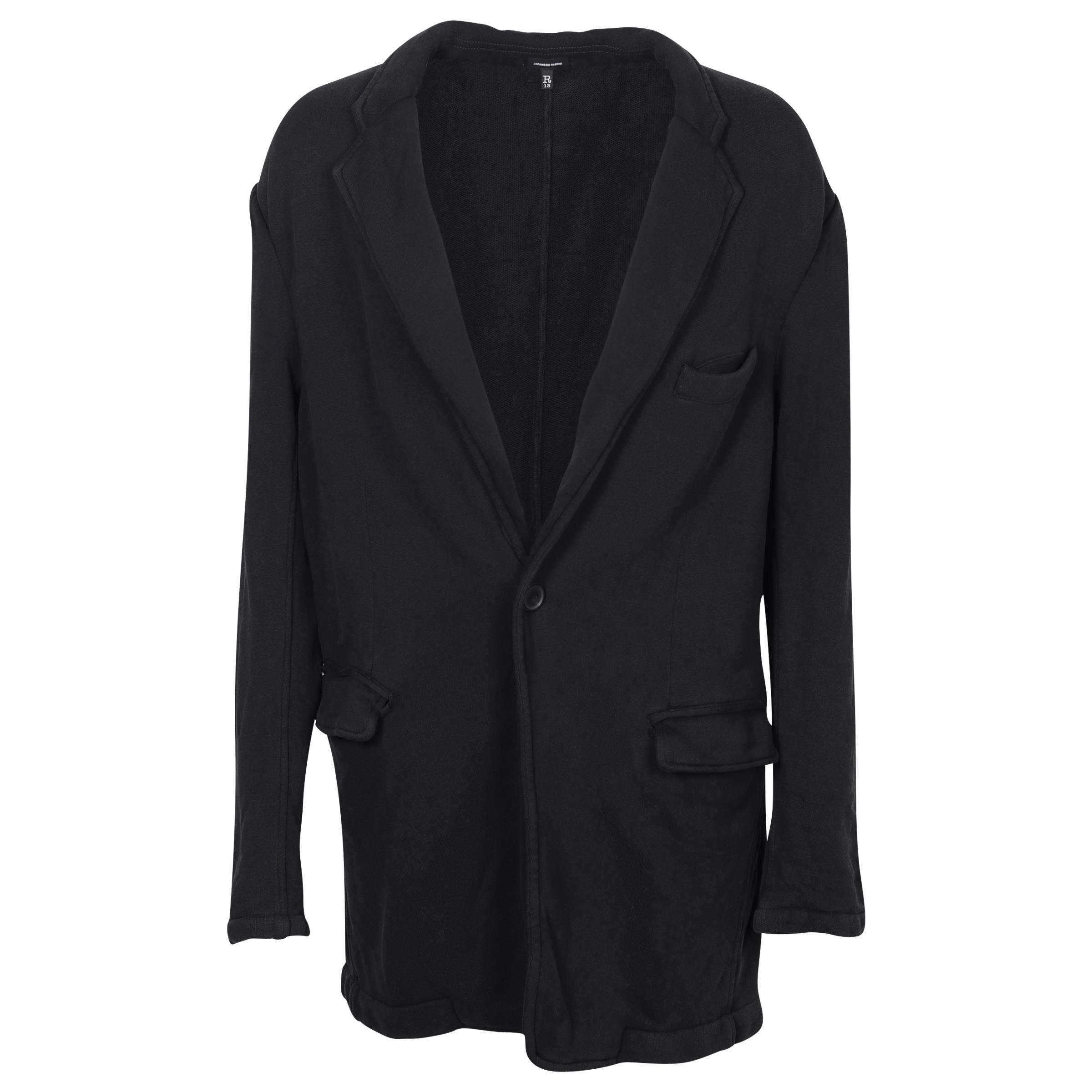 R13 Oversized Sweat Jacket Acid Black