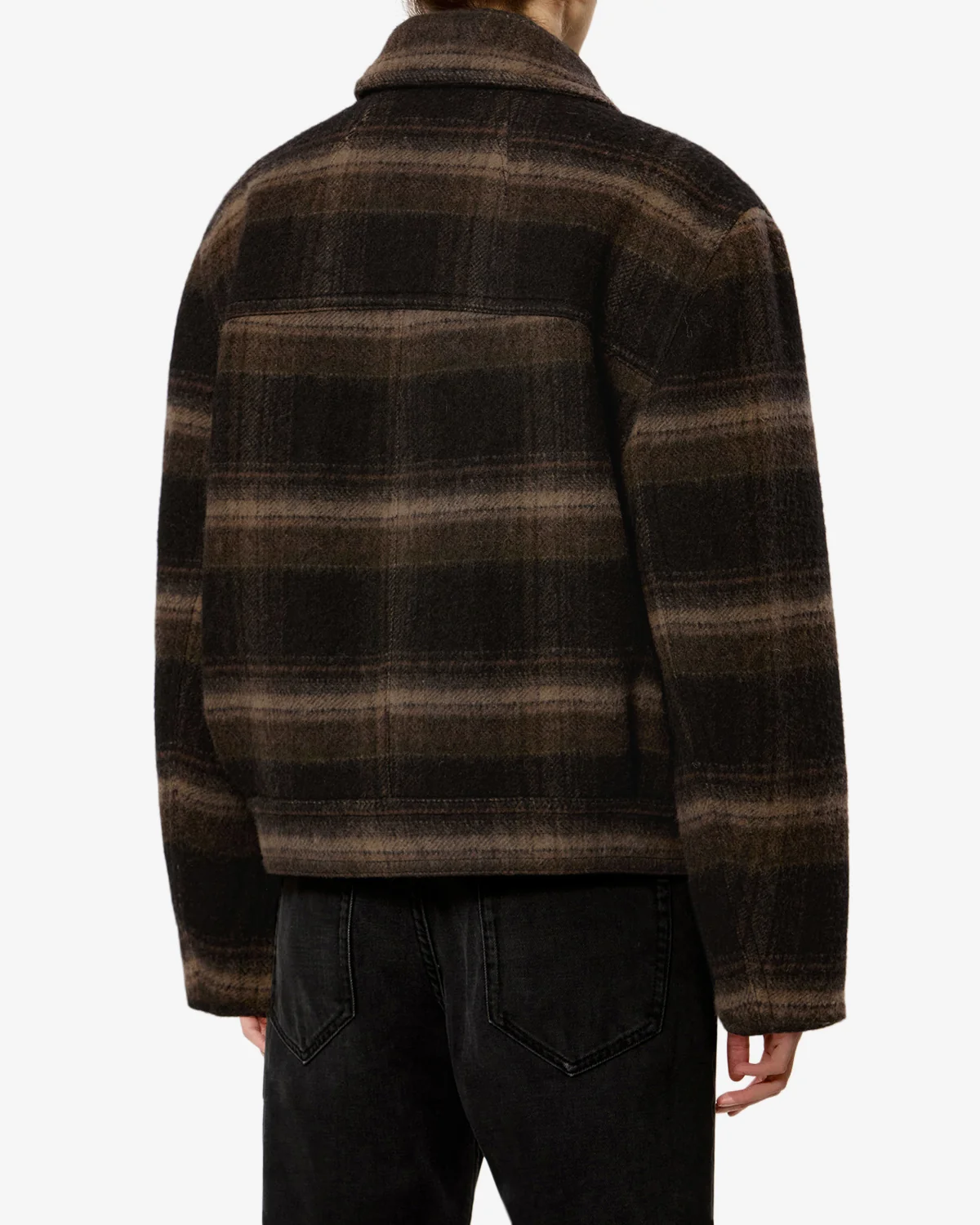 ISABEL MARANT ÉTOILE Galeane Coat in Brown Check