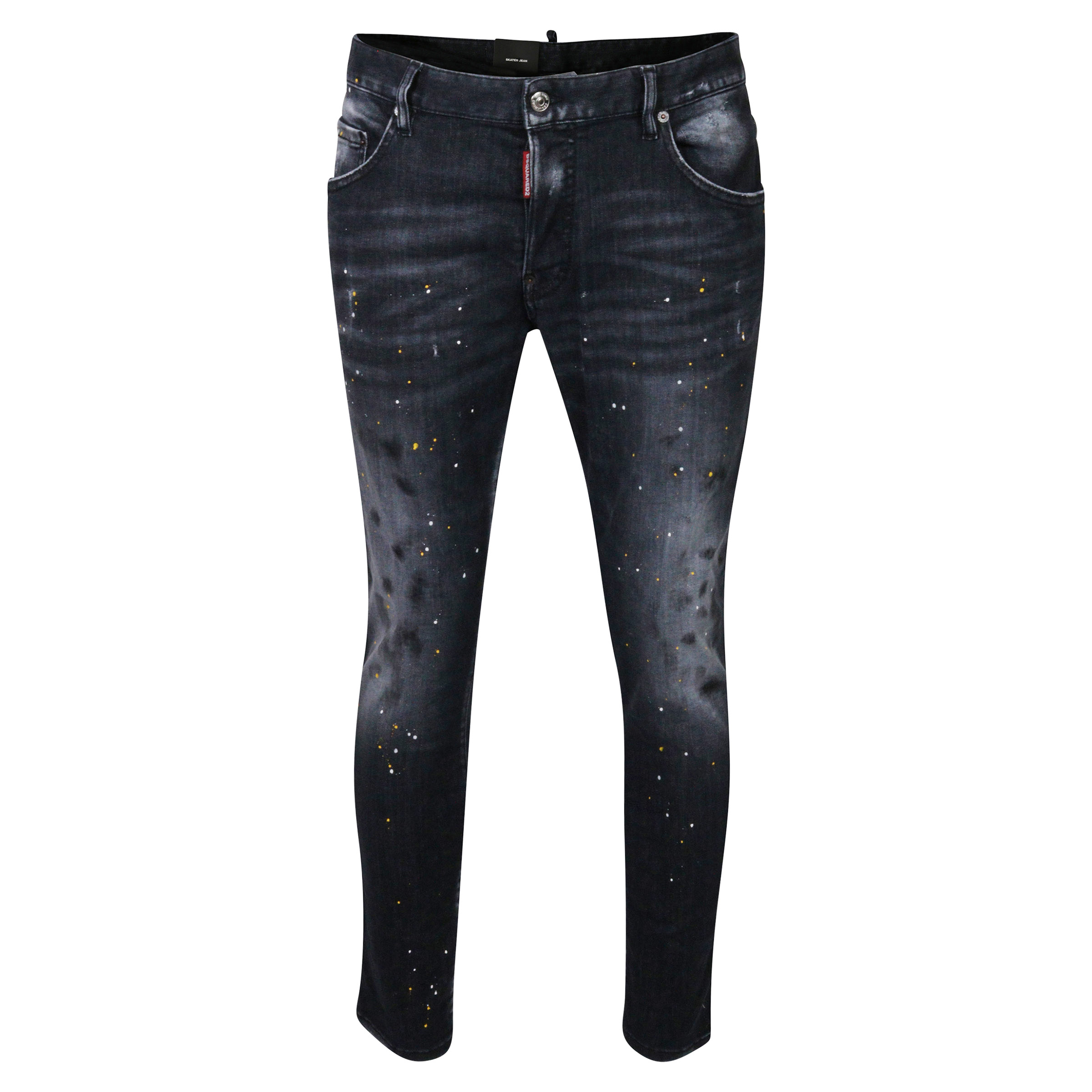 Dsquared X Ibrahimovic Icon Skater Jeans Black Washed