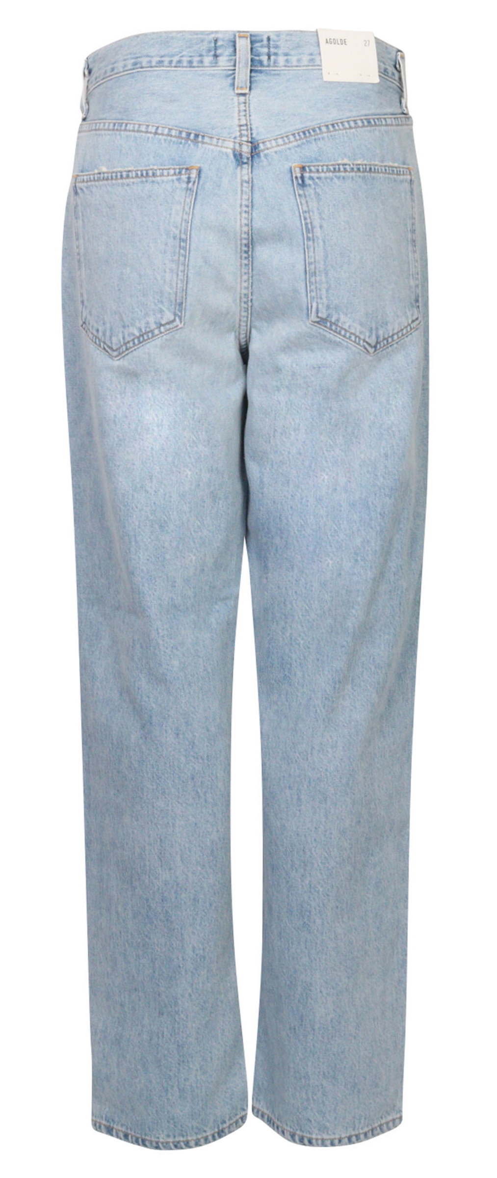 Agolde Jeans Criss Cross Light Blue Washed