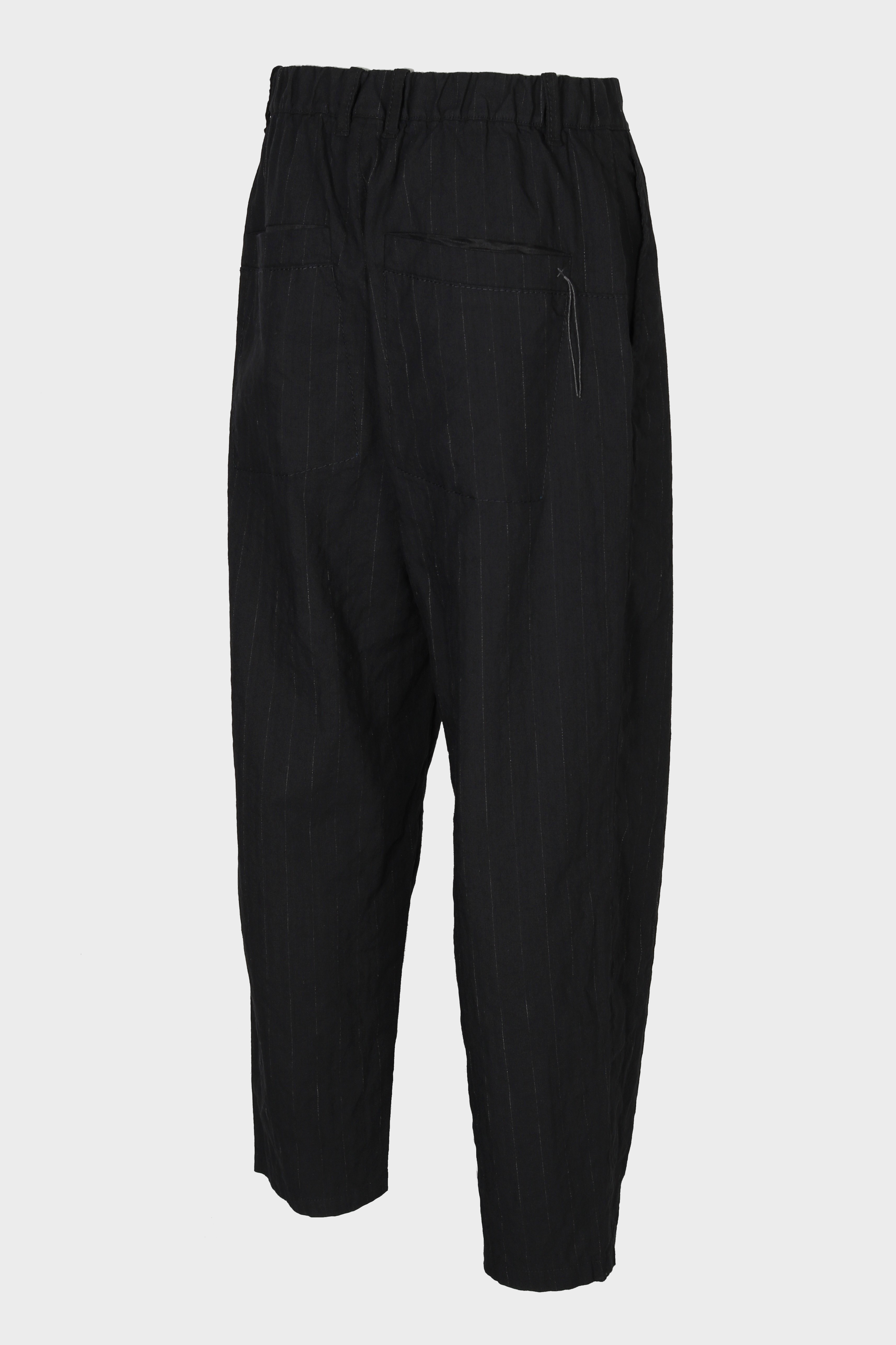 TRANSIT UOMO Pinstripe Pant in Black