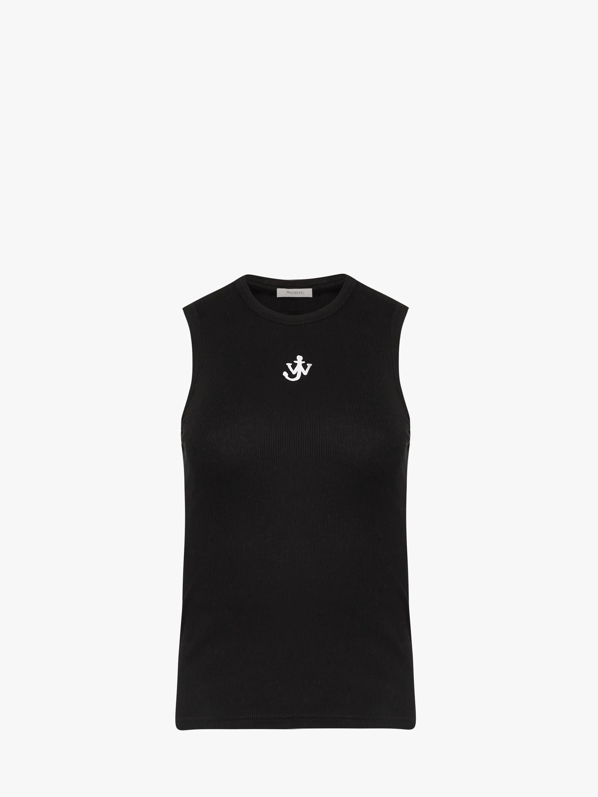 JW ANDERSON Anchor Embroidery Top in Black