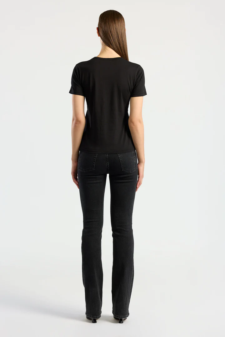 COTTON CITIZEN Standard T-Shirt in Jet Black