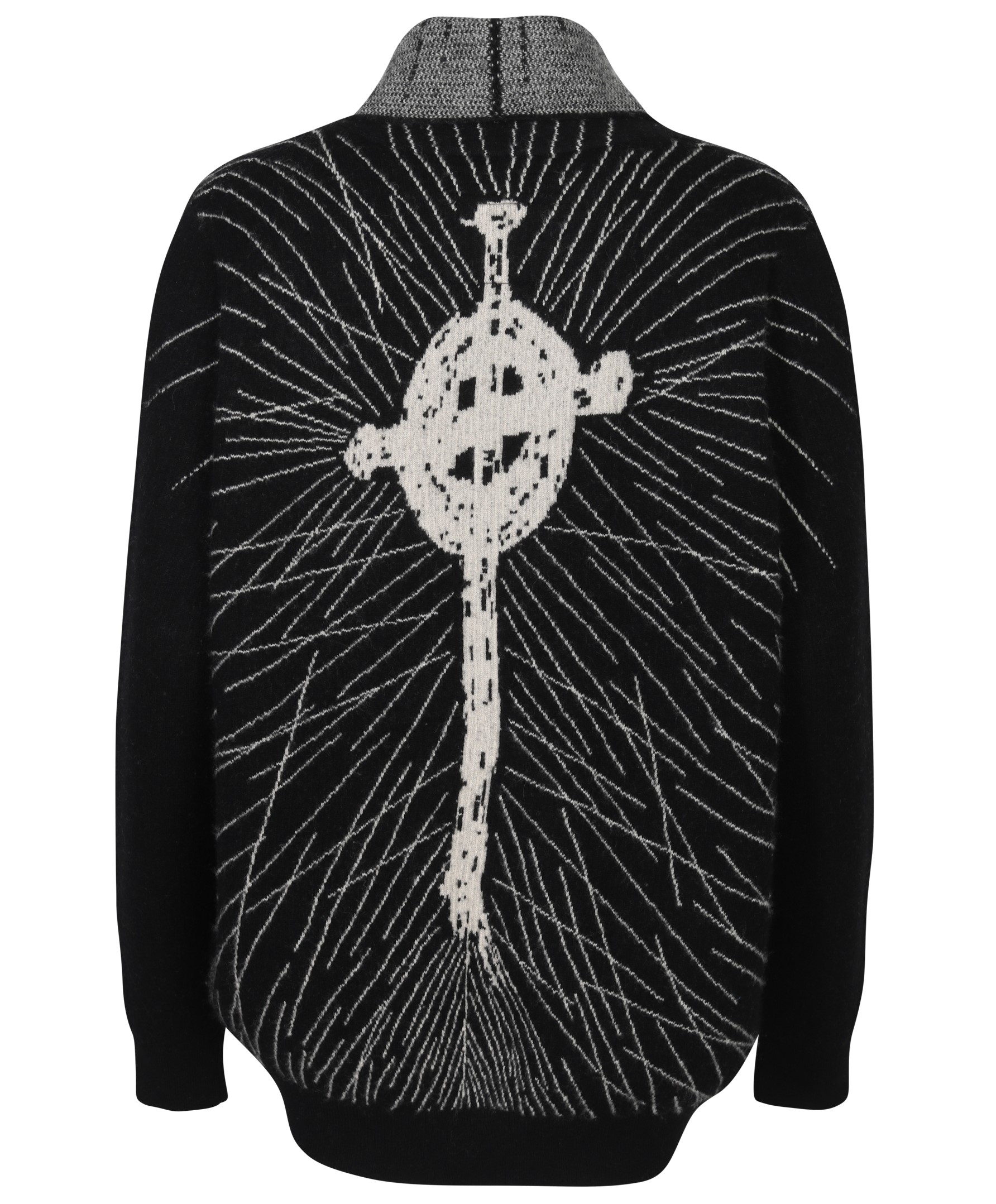 FRENCKENBERGER Hamza Jacket Back in Black/Chalk Cross M