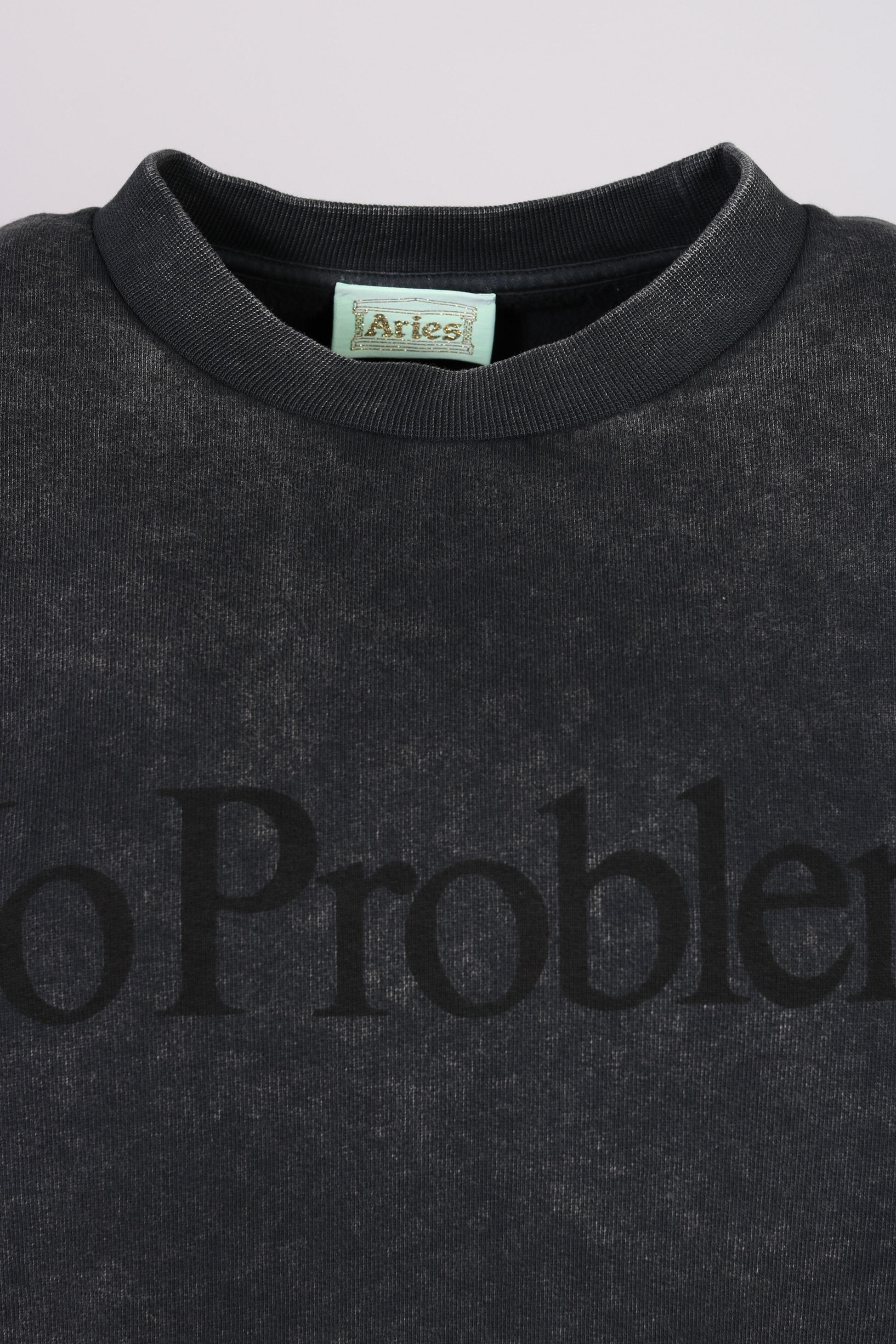 Unisex Aries No Problemo Sweatshirt in Black