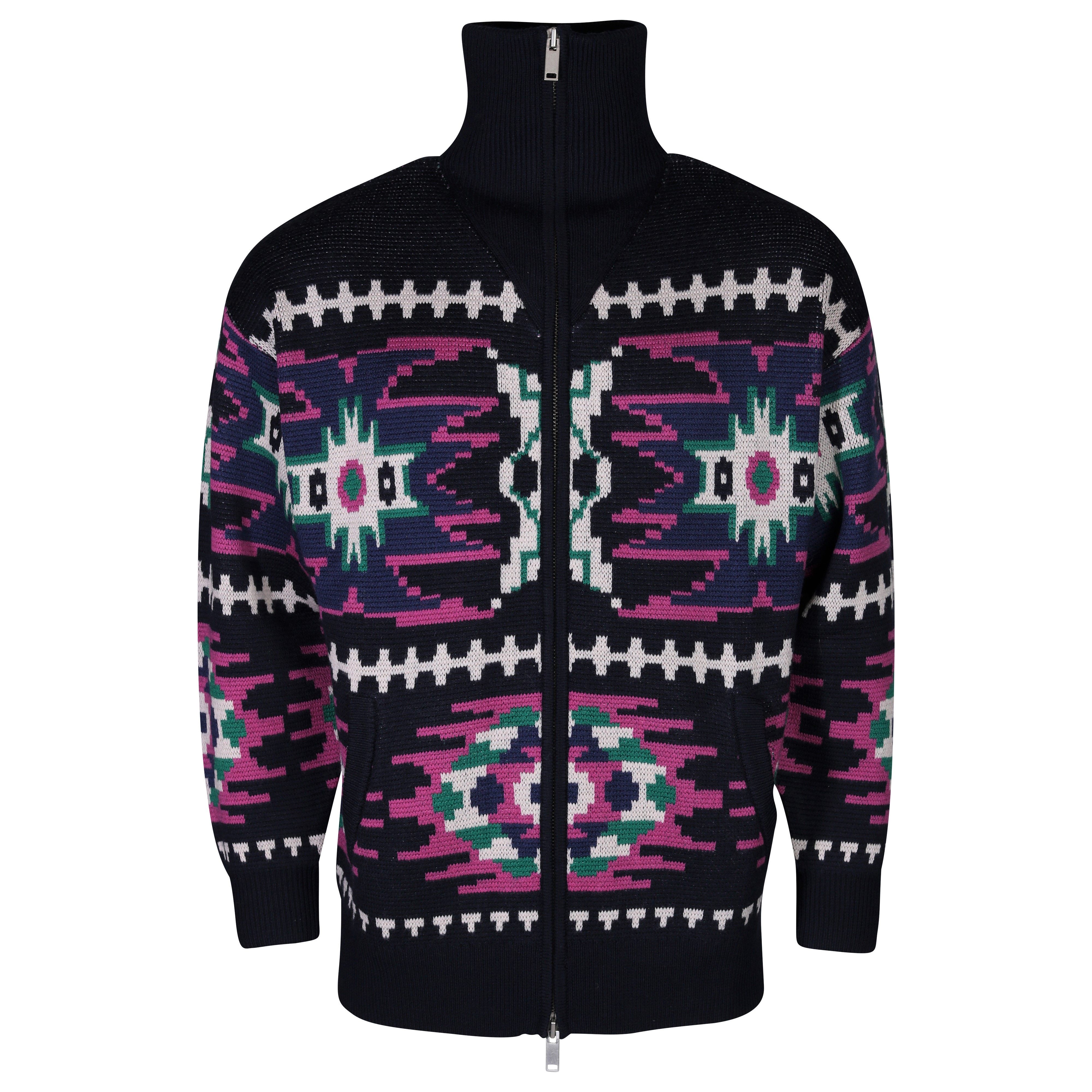 Isabel Marant Knit Cardigan Micka Faded Night Multicolour M
