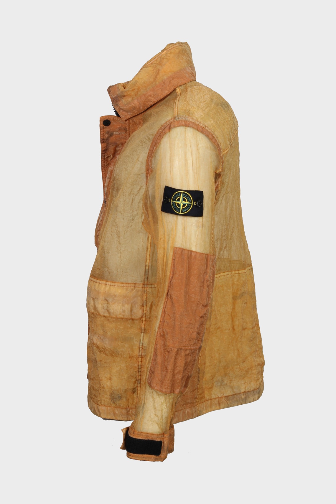 STONE ISLAND Mesh Jacket in Curry