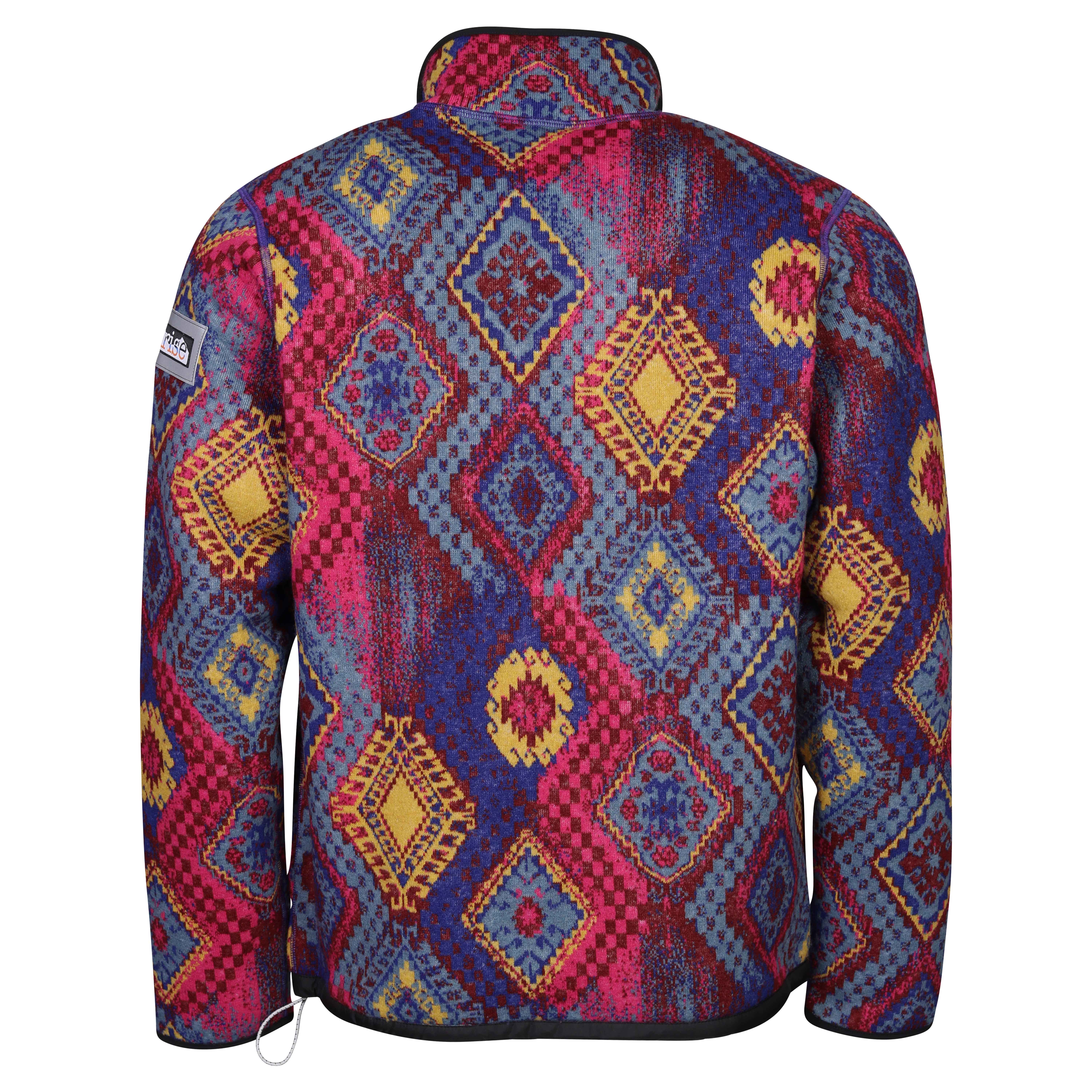 Unisex Aries Persian Fleece Zip Reversible Jacket in Multicolor