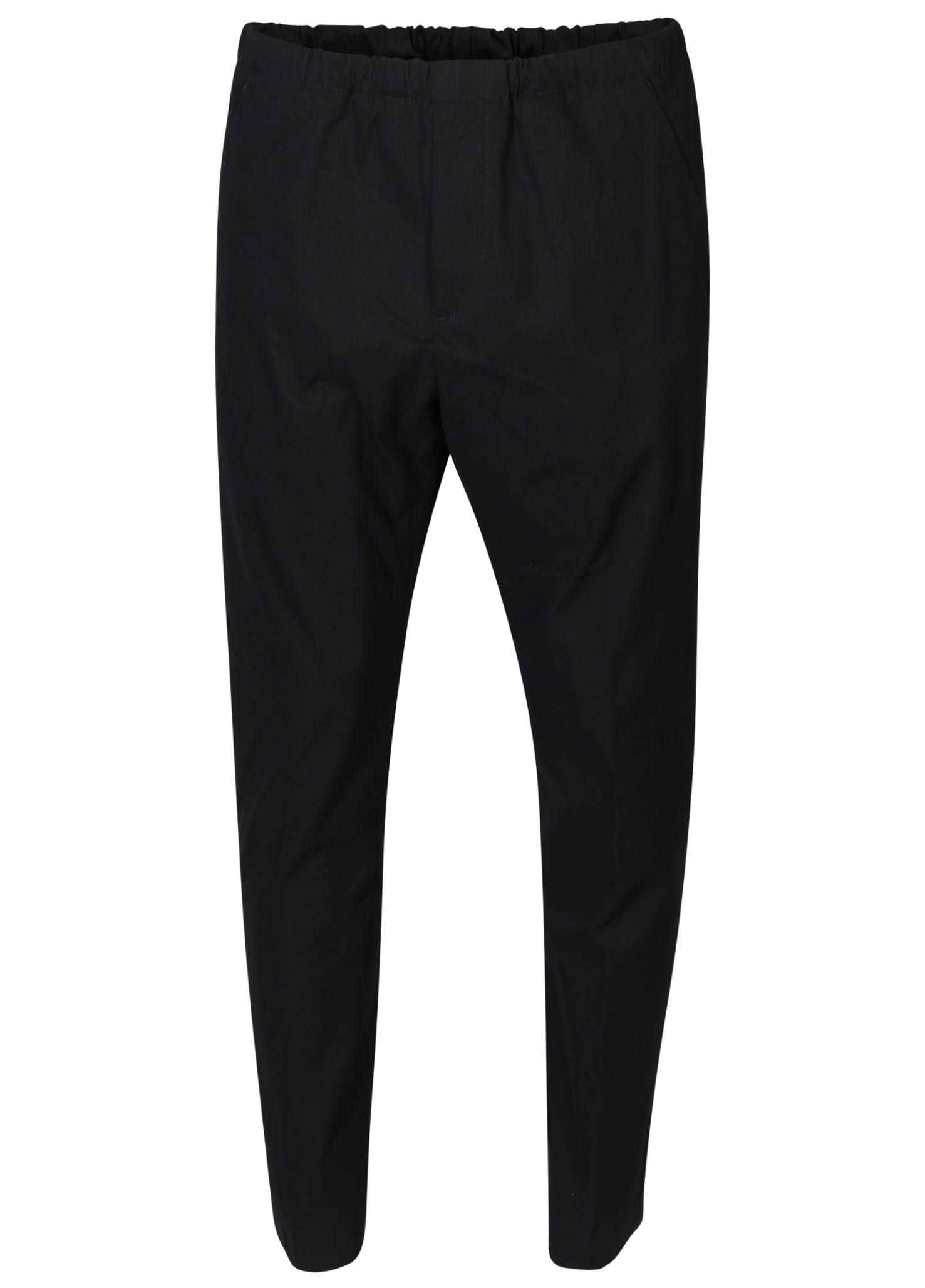 NINE:INTHE:MORNING Mirco Carrot Cotton Stretch Pant in Black 46