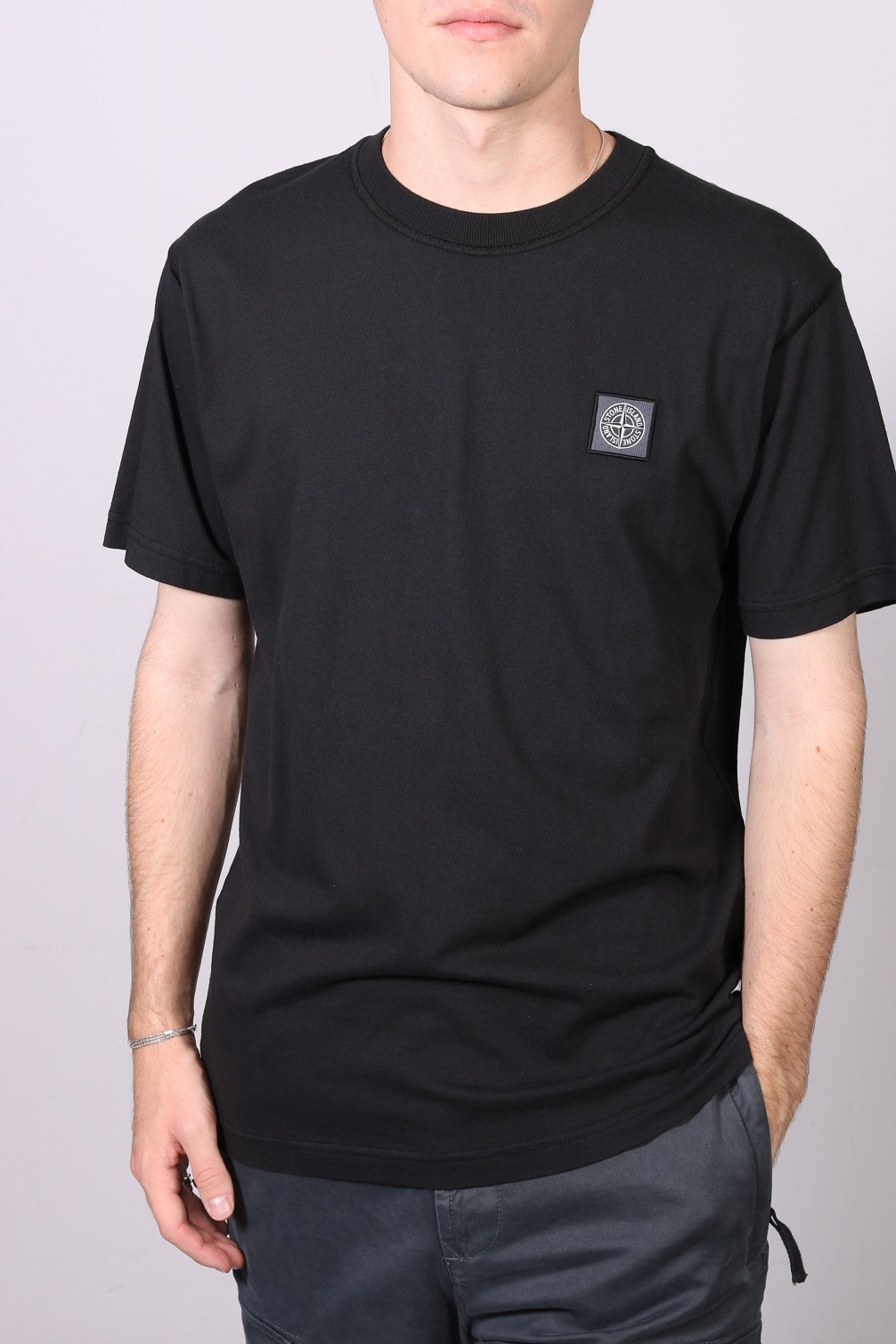 STONE ISLAND T-Shirt in Black 2XL