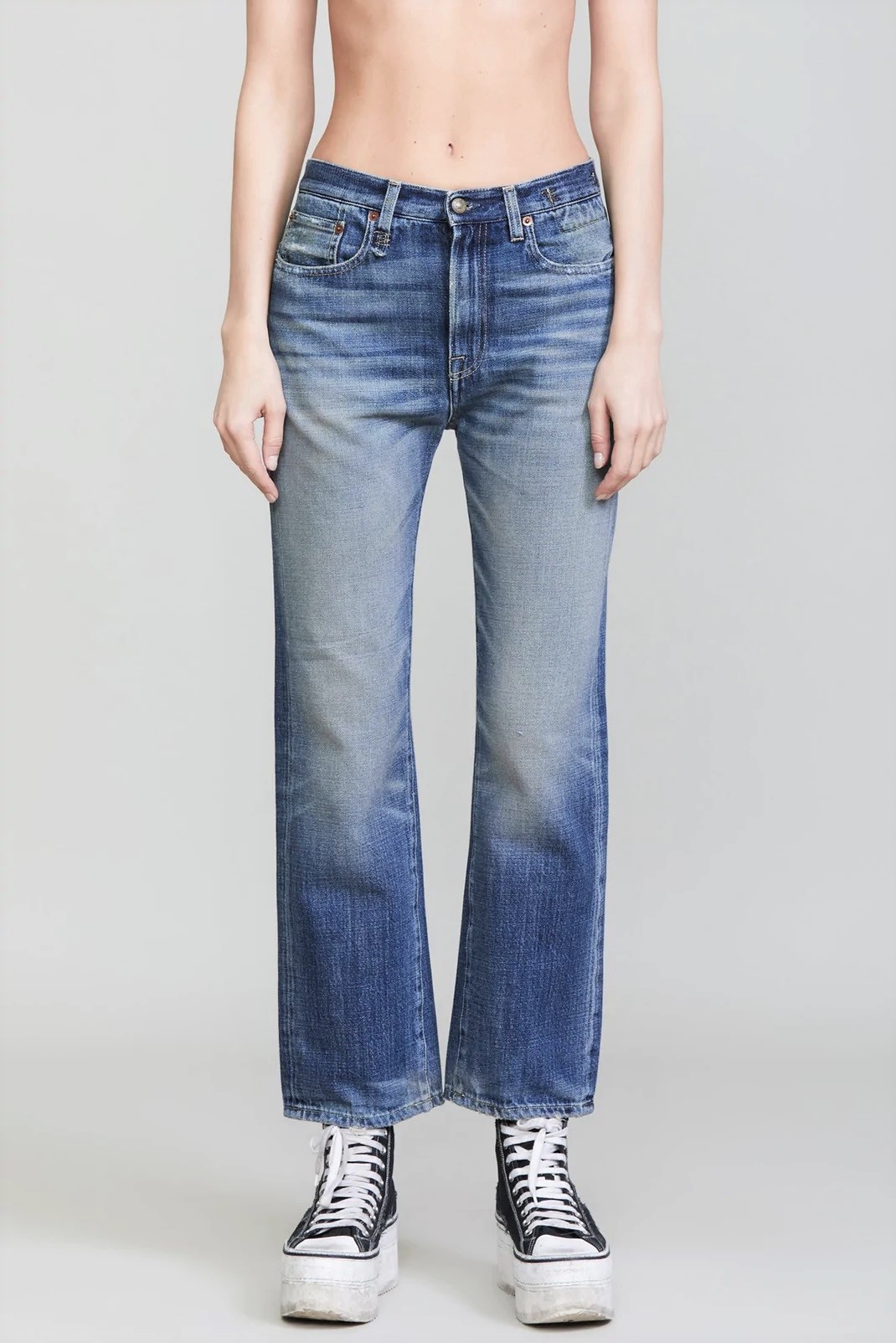 R13 Jeans Courtney Slim in Dane Washing 30