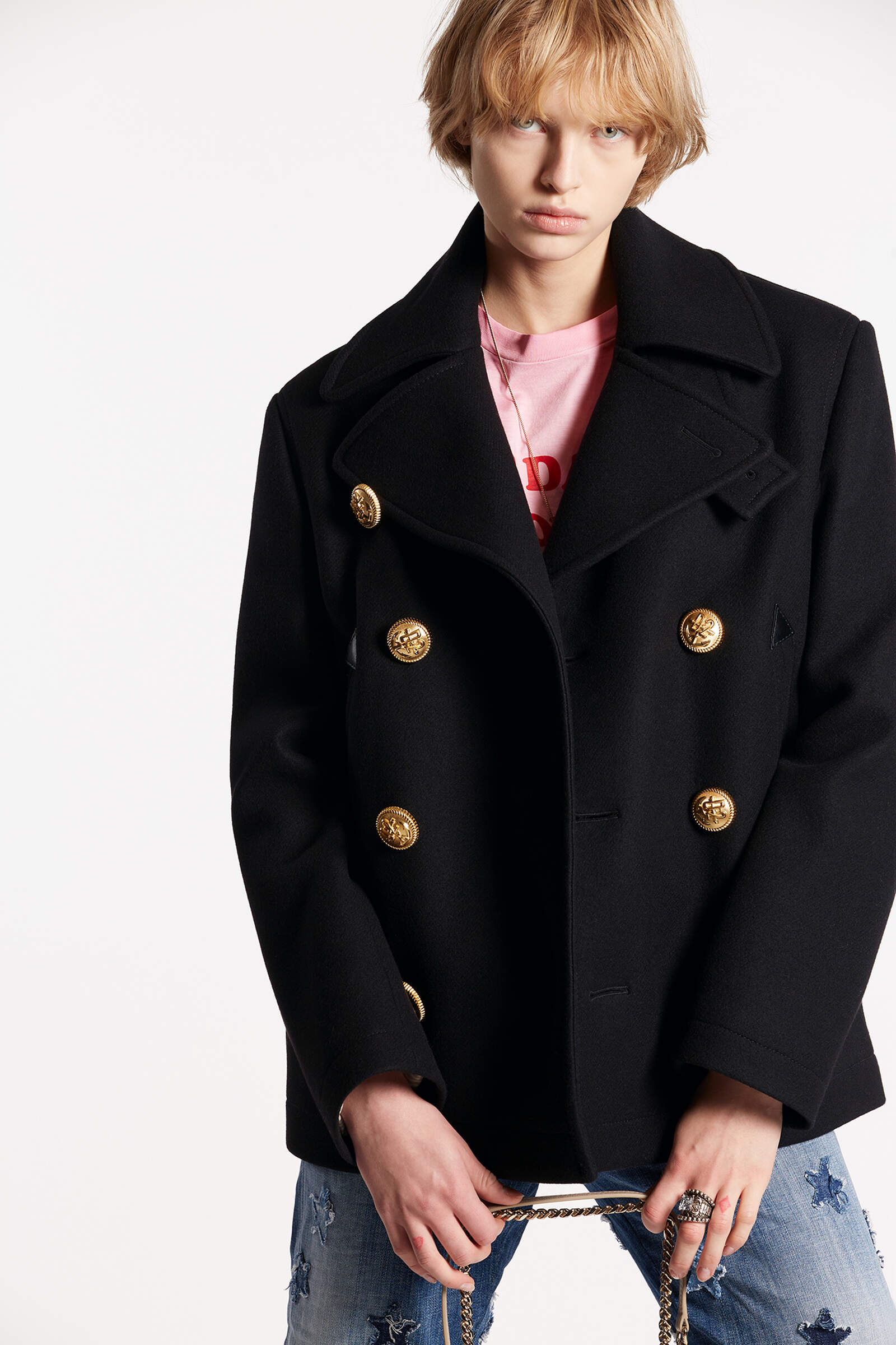 DSQUARED2 Peacoat in Dark Navy