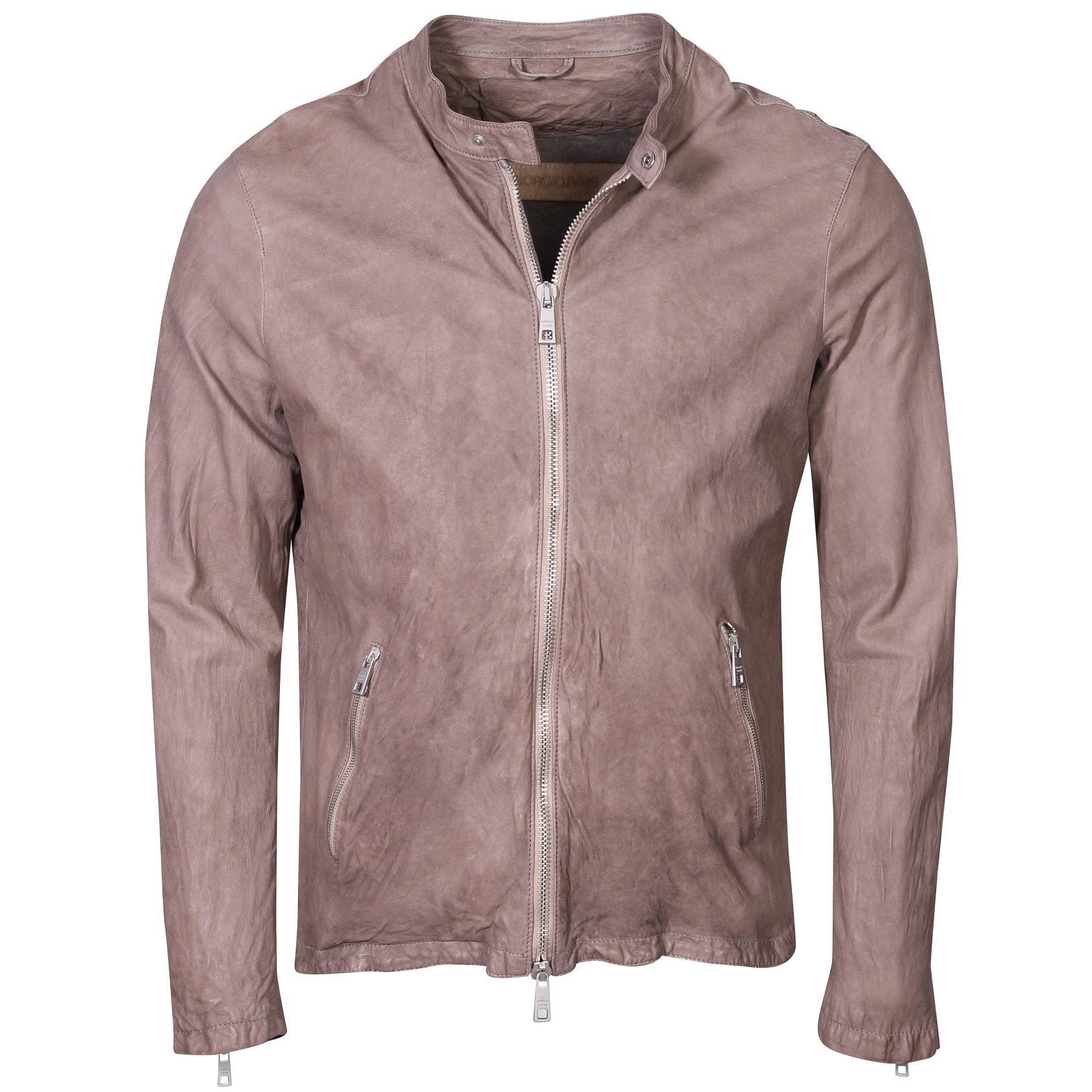 Giorgio Brato Biker Jacket in Beige