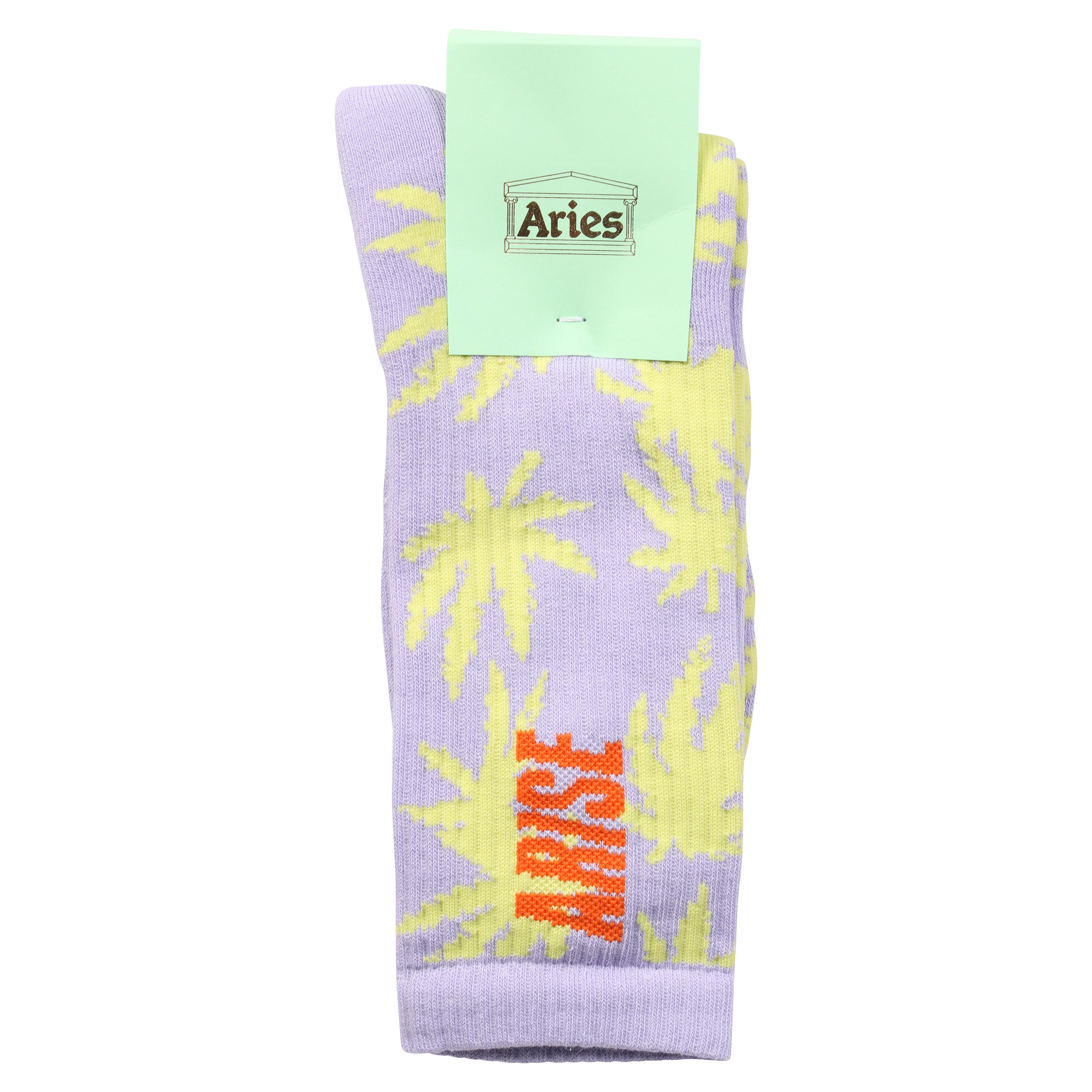 Unisex Aries Weed Socks in Lilac 38 - 40