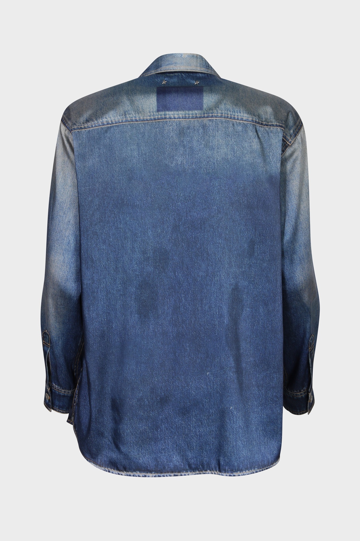 GOLDEN GOOSE Overshirt Archive Denime Print