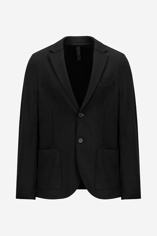 HARRIS WHARF LONDON Superfine Merino Jacket in Black