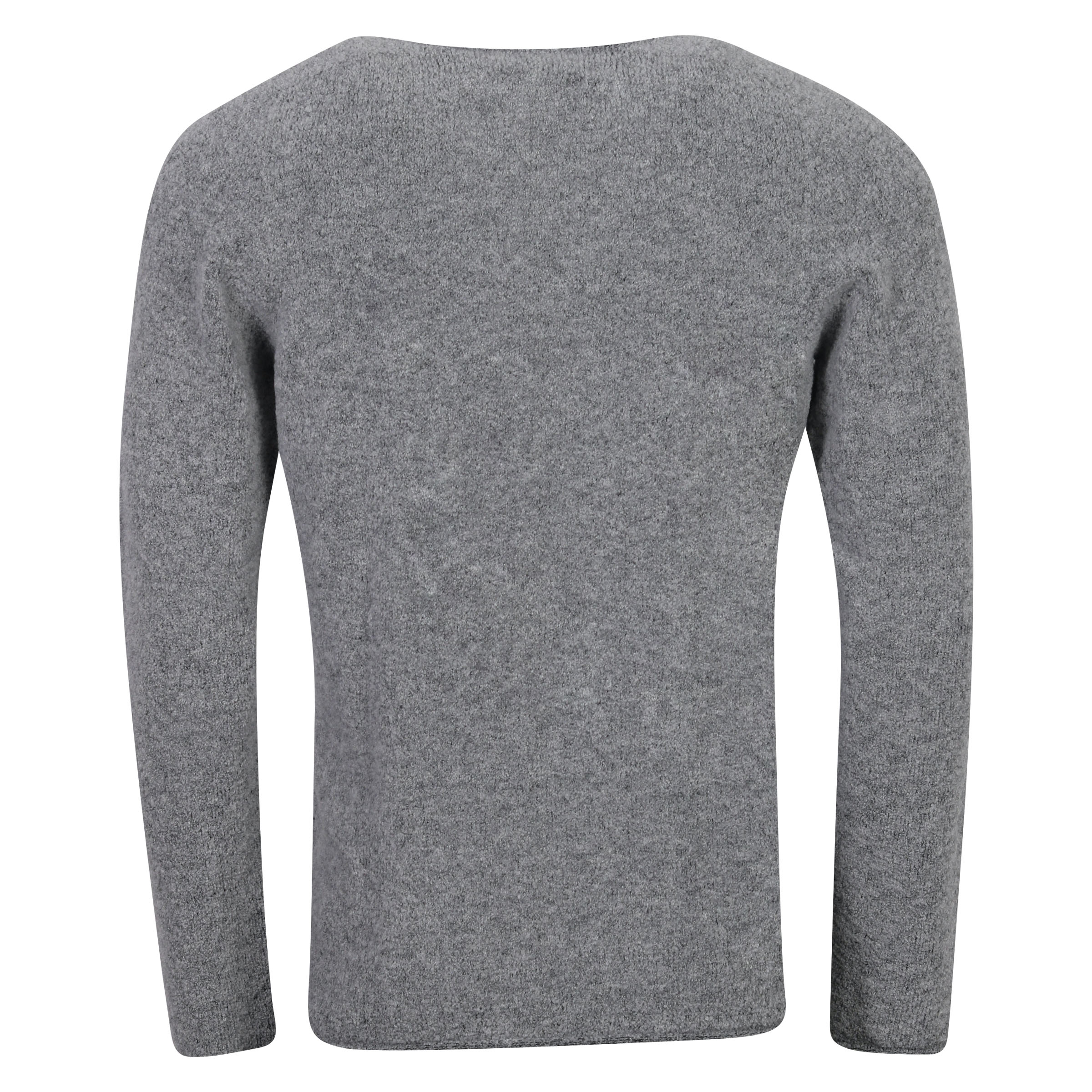 Hannes Roether Fluffy Knit Sweater Light Grey Melange S