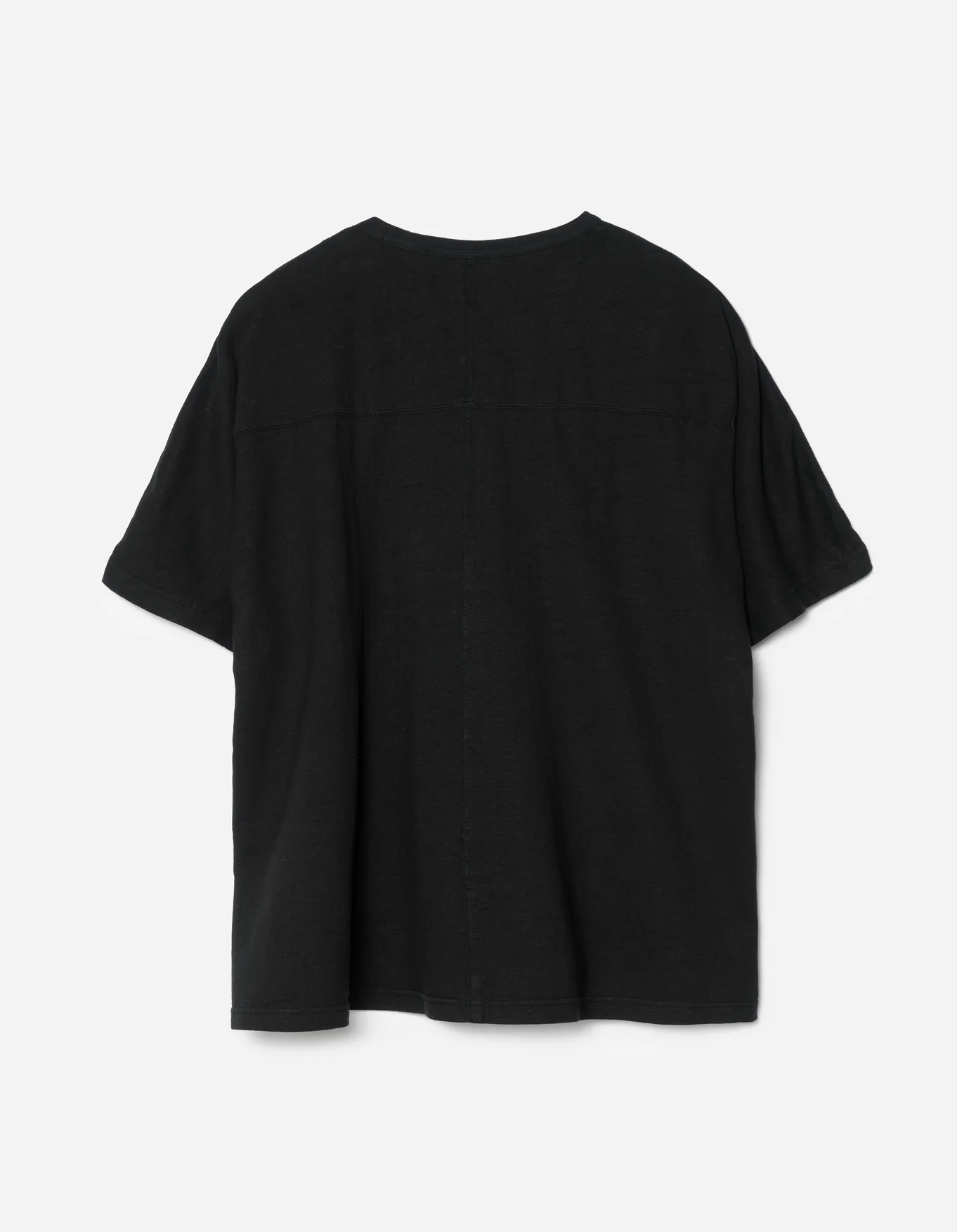 MAHARISHI 5234 Hemp Cross Oversized T-Shirt in Black