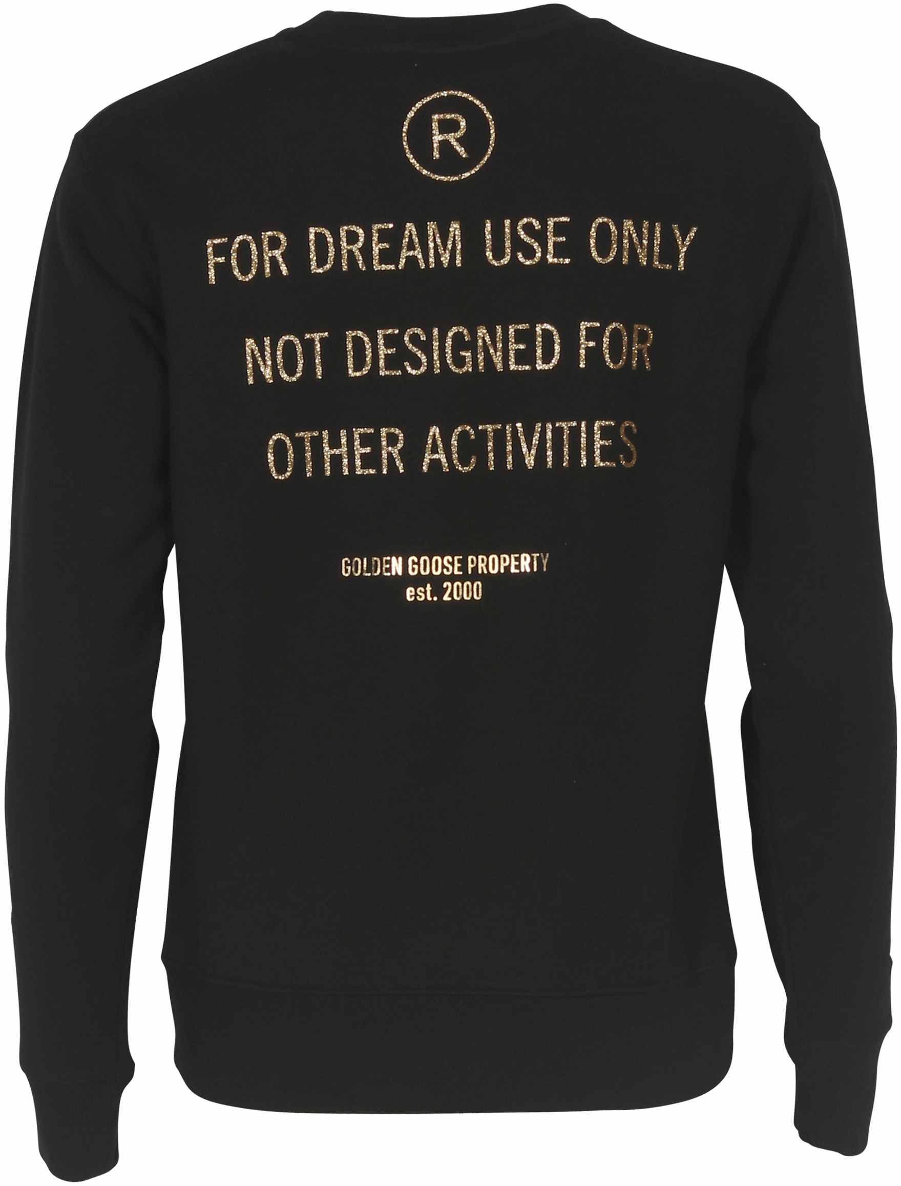 Golden Goose Sweatshirt Sharon Black Printed