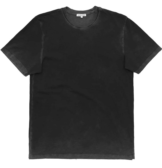 Cotton Citizen Classic Crew Neck T-Shirt in Vintage Black XL