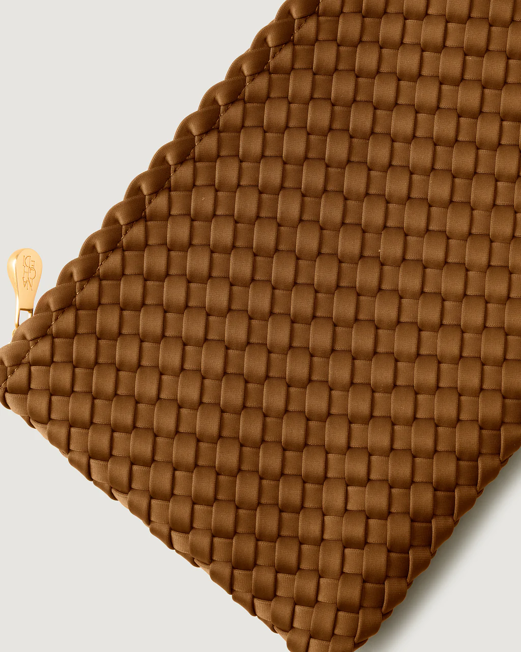NAGHEDI Handwoven St. Barths Medium Tote Beads in Teak