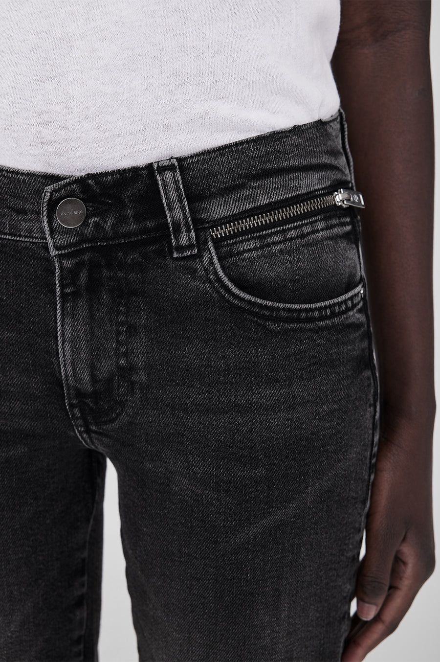 ANINE BING Jax Jeans in Vintage Grey 31