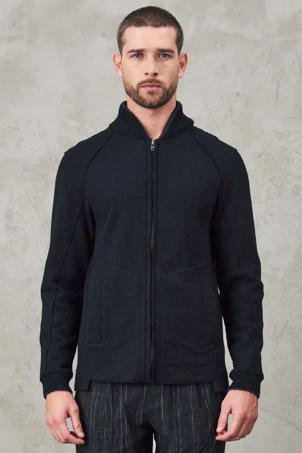 TRANSIT UOMO Wool Jacket in Black 3XL