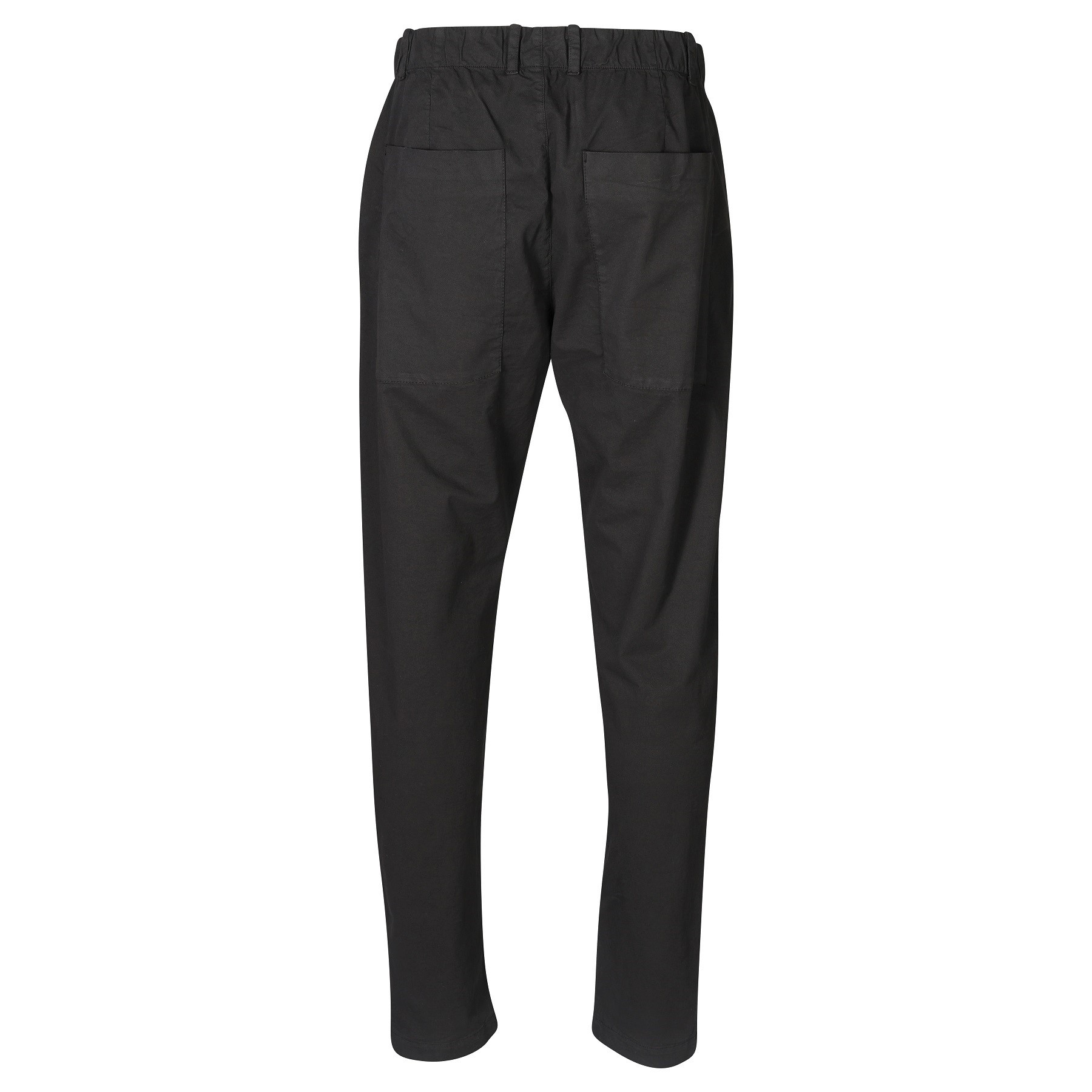 TRANSIT UOMO Light Cotton Stretch Trouser in Black S
