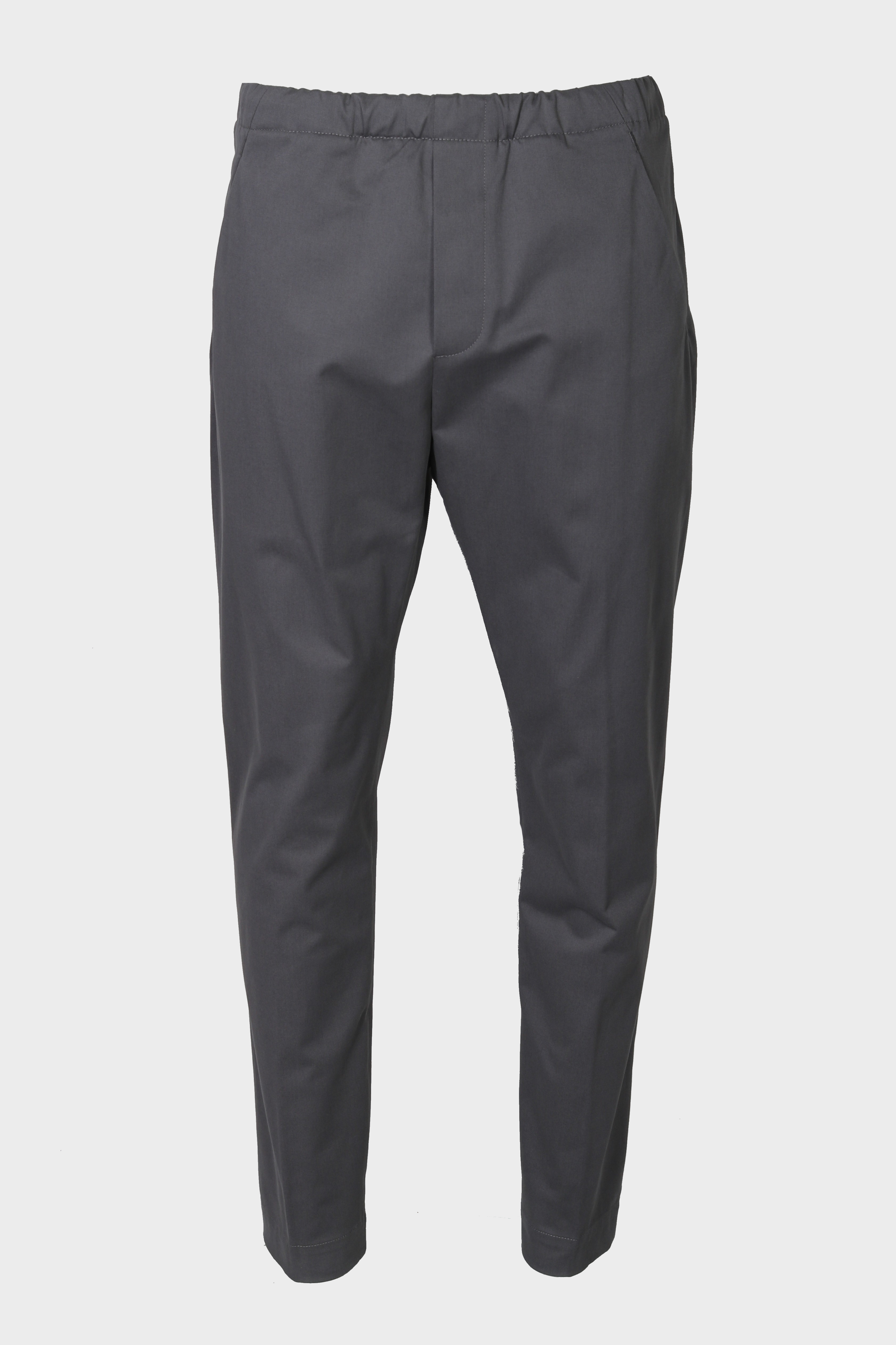 NINE:INTHE:MORNING Mirco Soft Cotton Stretch Pant in Dark Grey