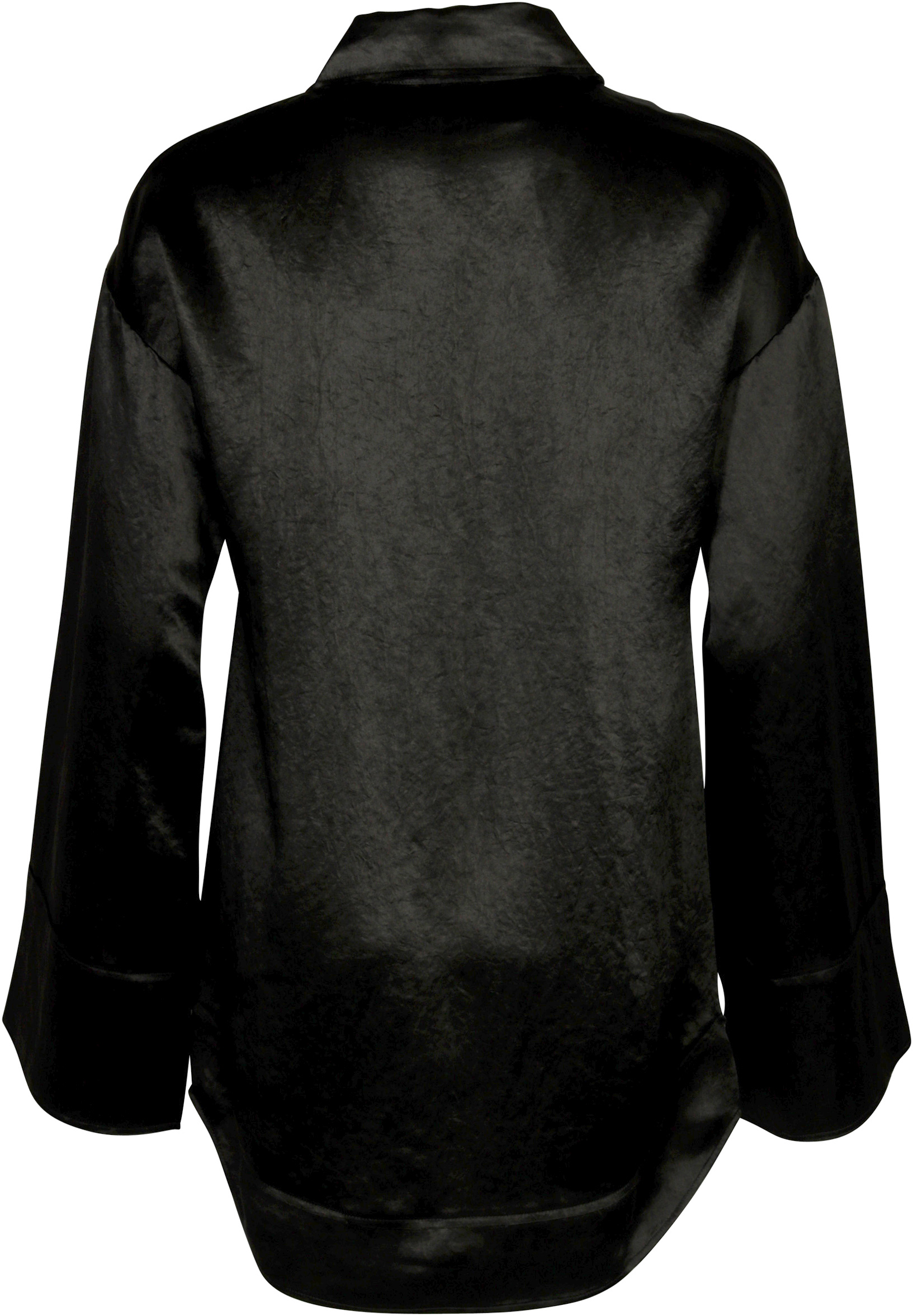 Acne Studios Blouse Suzette Black Fluid Satin