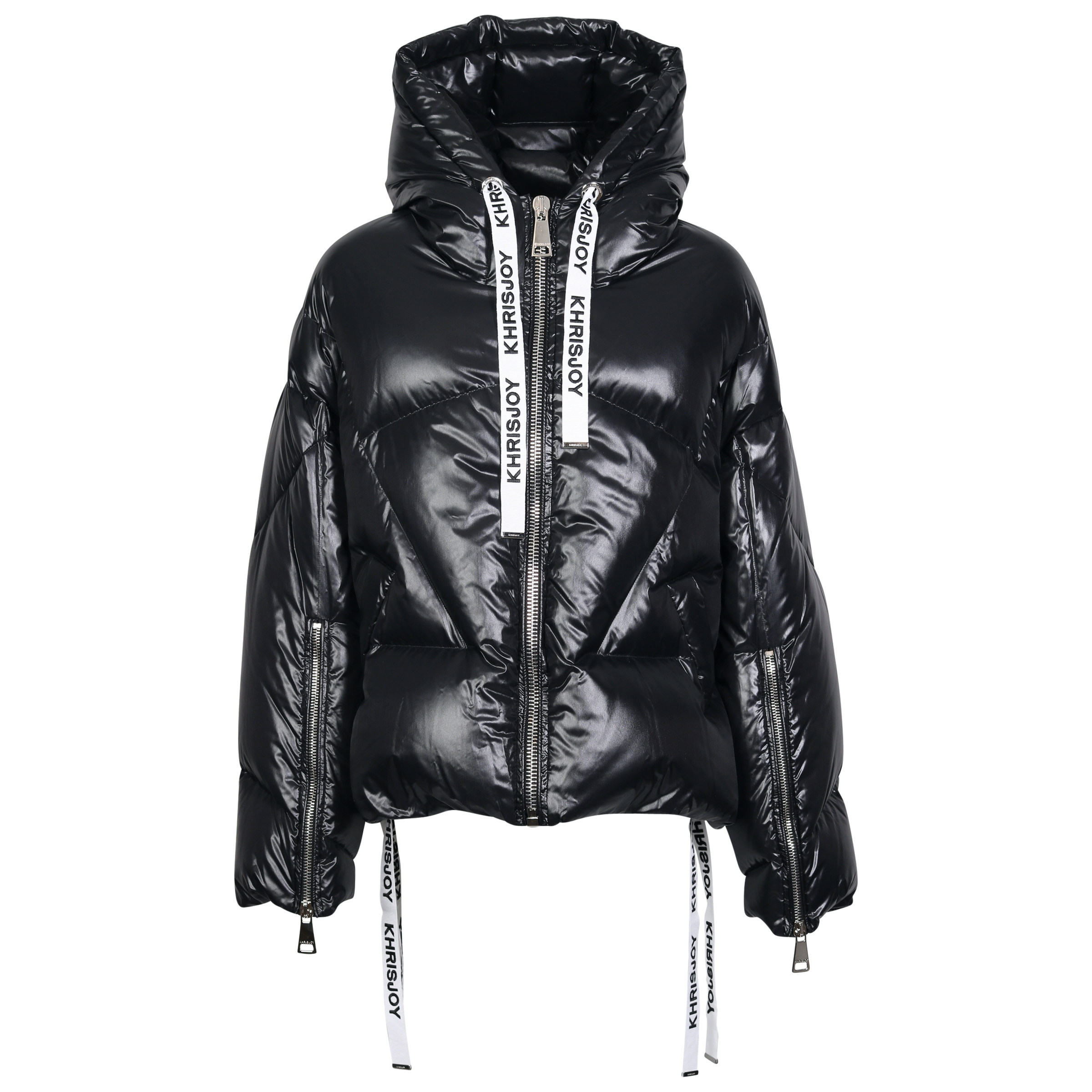 Khrisjoy Iconic Puffer Jacket Shiny Black